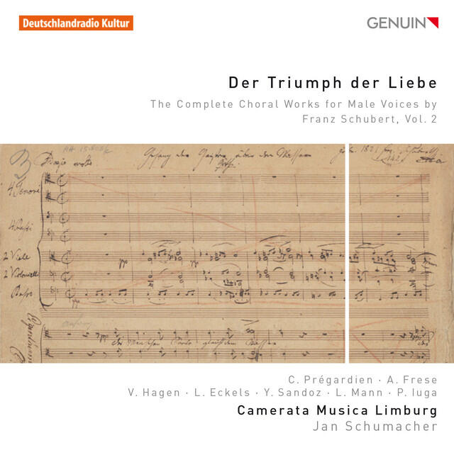 Релиз Schubert: Der Triumph der Liebe – The Complete Choral Works for Male Voices, Vol. 2