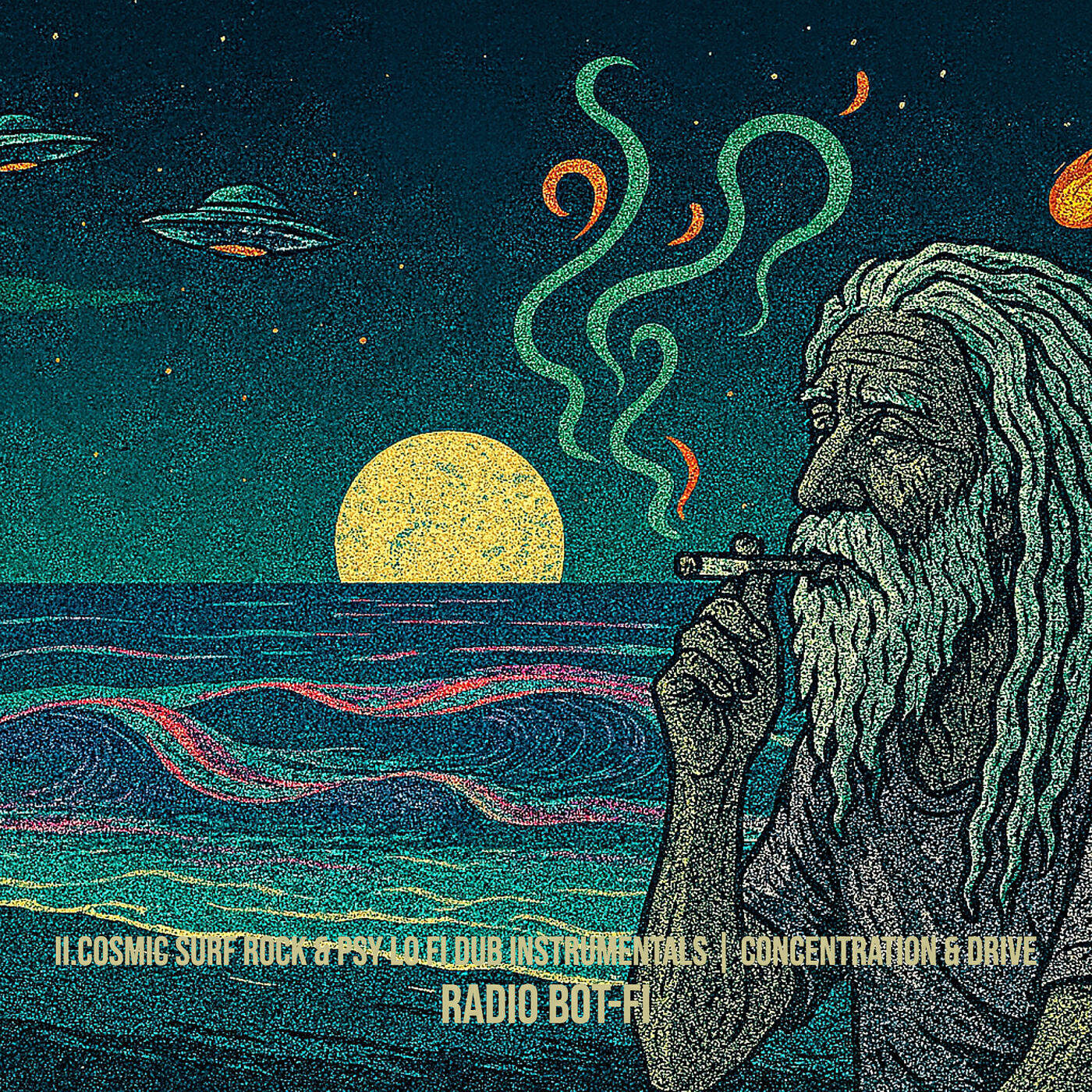Релиз II.Cosmic Surf Rock & Psy Lo Fi Dub Instrumentals | Concentration & Drive