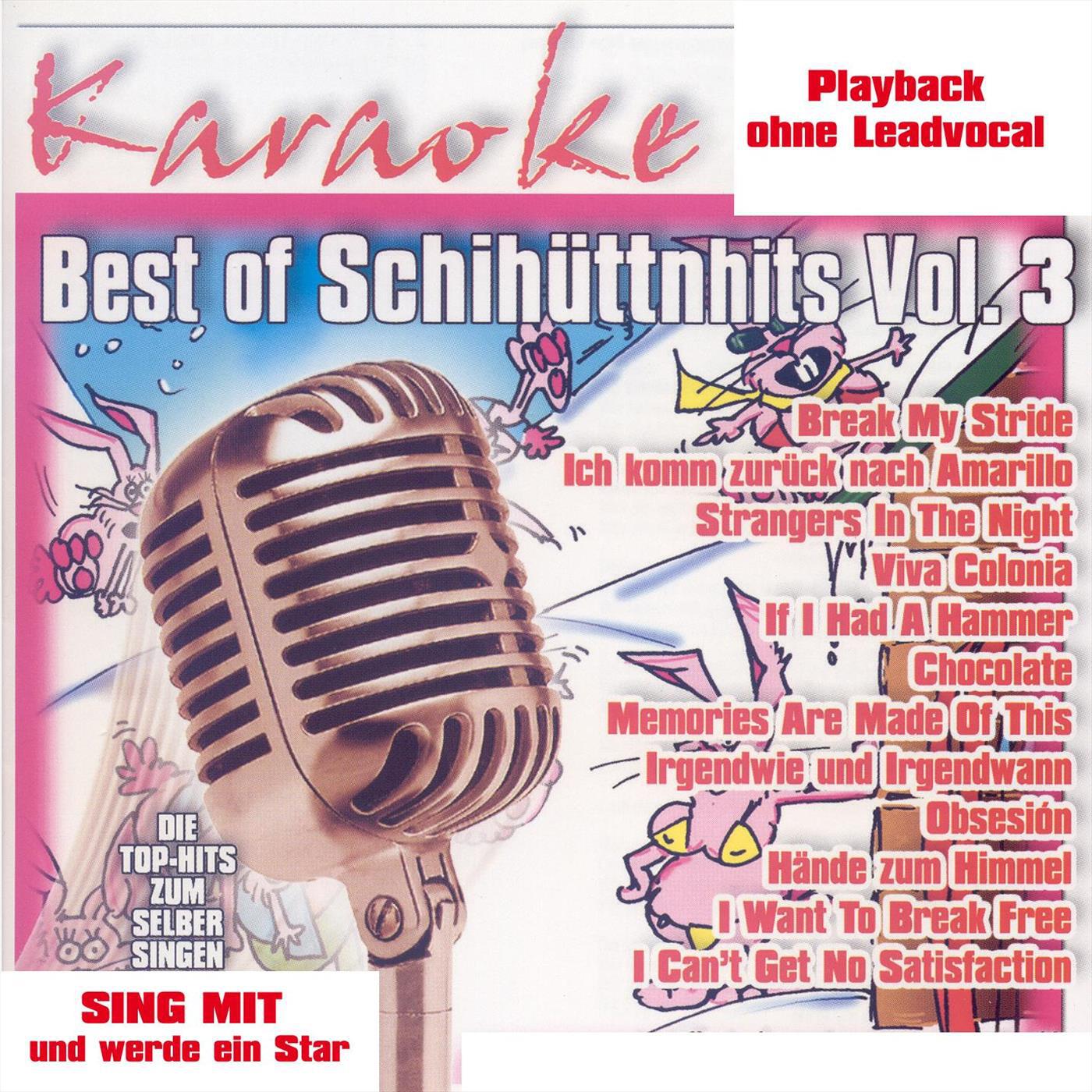 Релиз Best Of Schihüttnhits Vol.3 - Karaoke