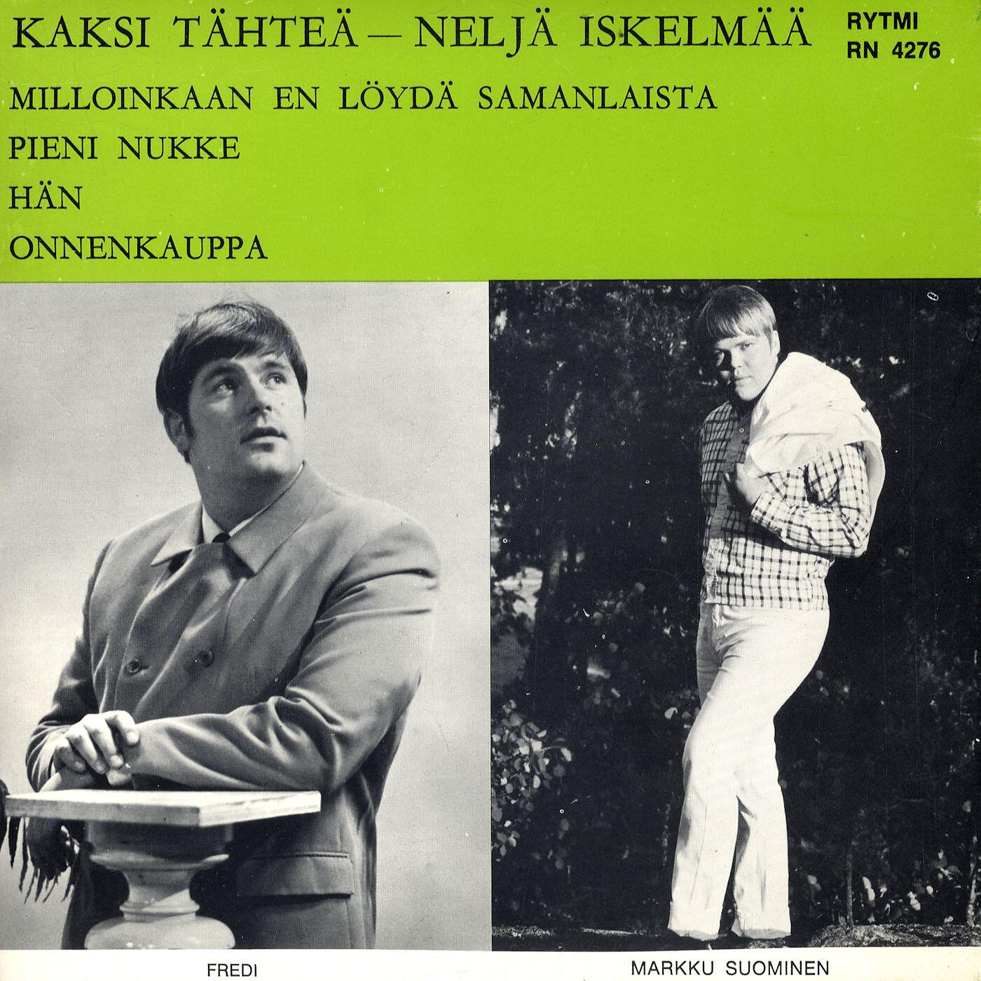 Релиз Kaksi tähteä - neljä iskelmää