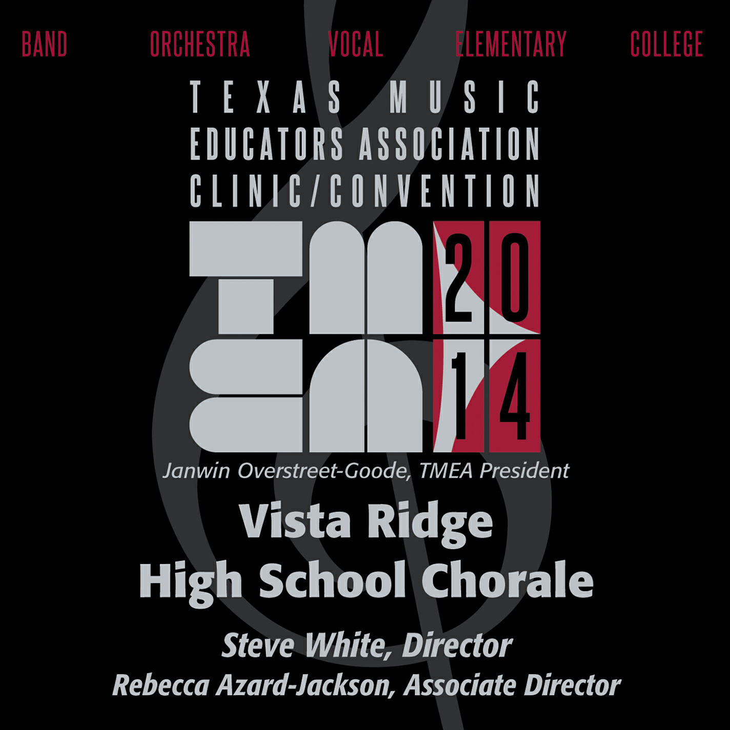 Релиз 2014 Texas Music Educators Association (TMEA): Vista Ridge High School Chorale [Live]