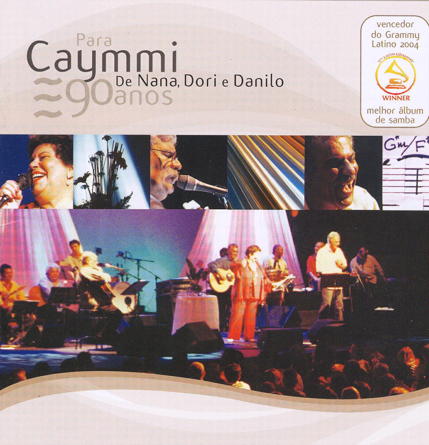 Релиз Para Caymmi. de Nana, Dori e Danilo (Ao Vivo)