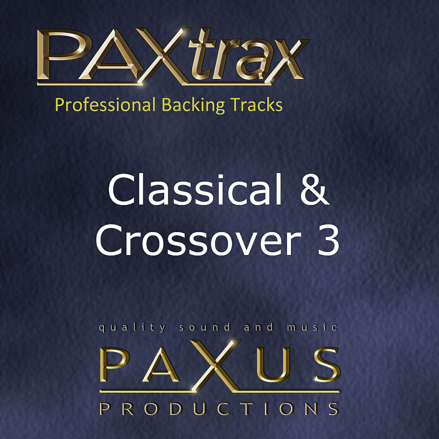 Релиз Paxtrax Professional Backing Tracks Classical & Crossover 3