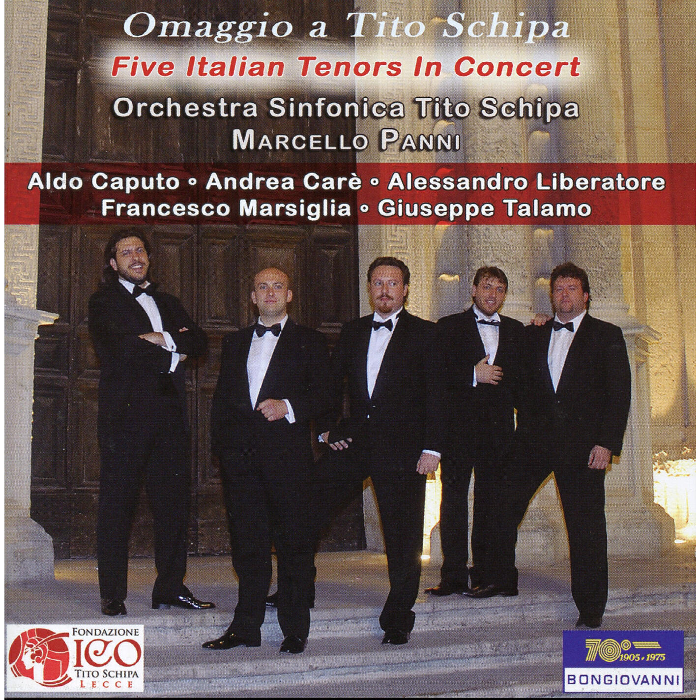 Релиз Omaggio a Tito Schipa: Five Italian Tenors in Concert