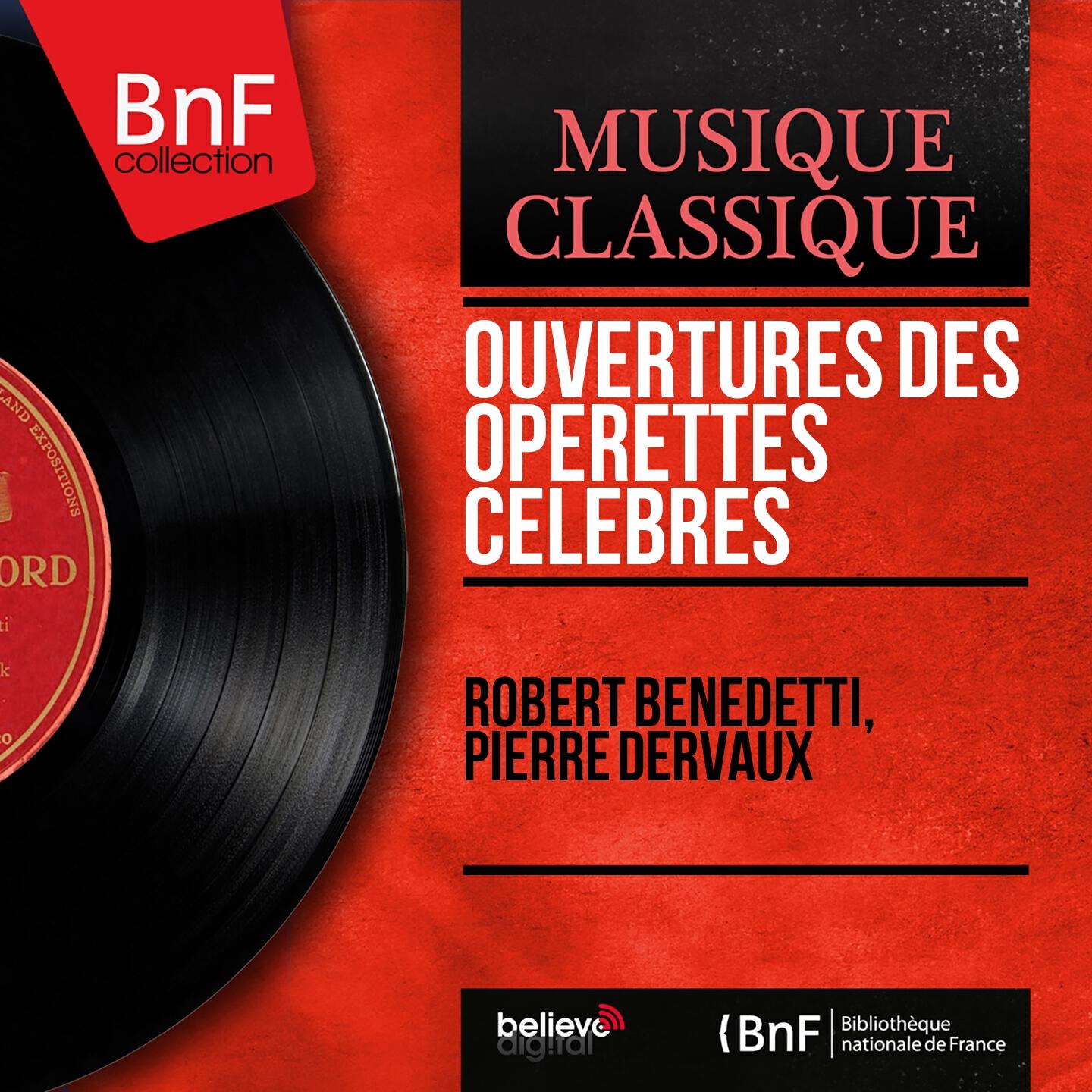 Релиз Ouvertures des opérettes célèbres (Mono Version)