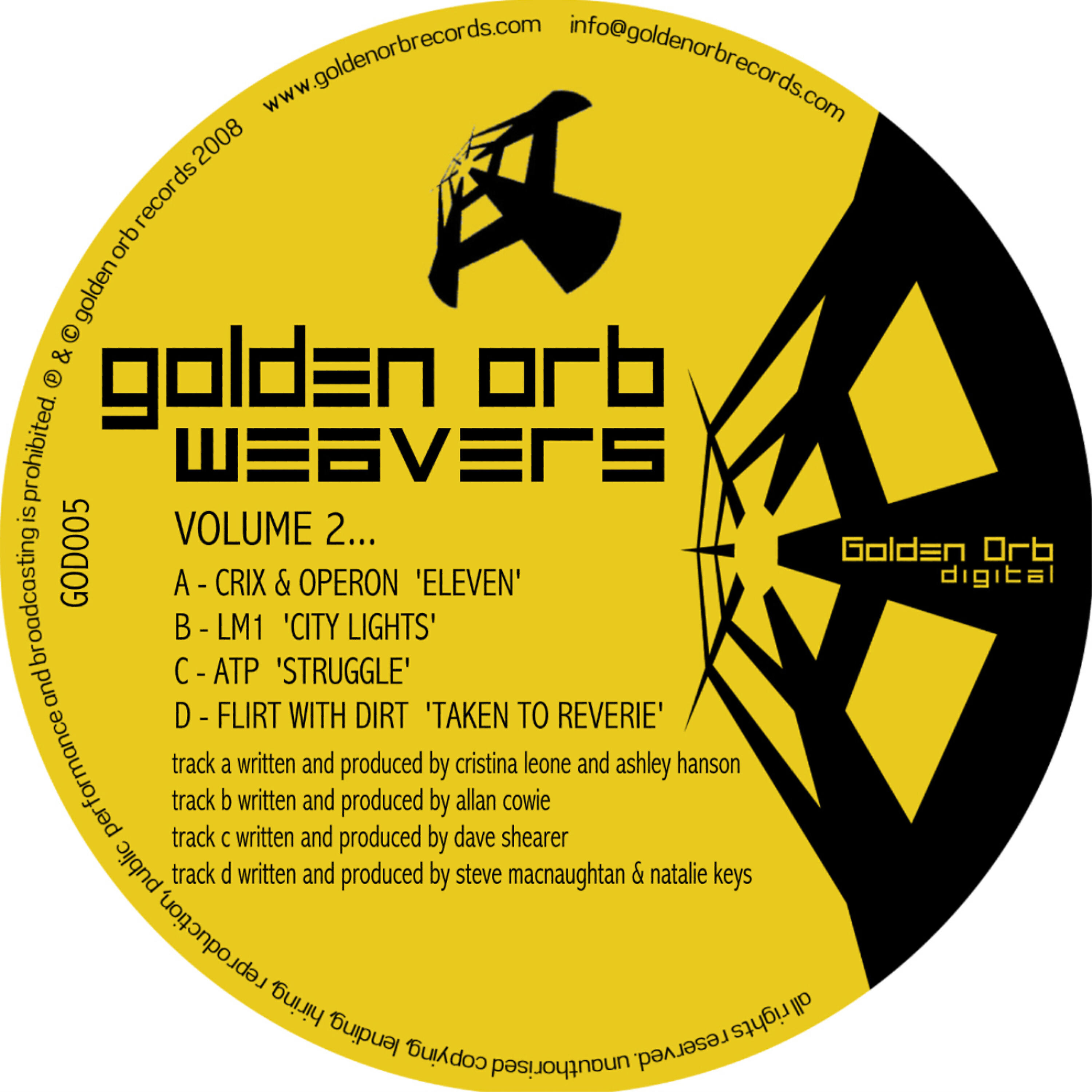 Релиз Golden Orb Weavers Volume 2