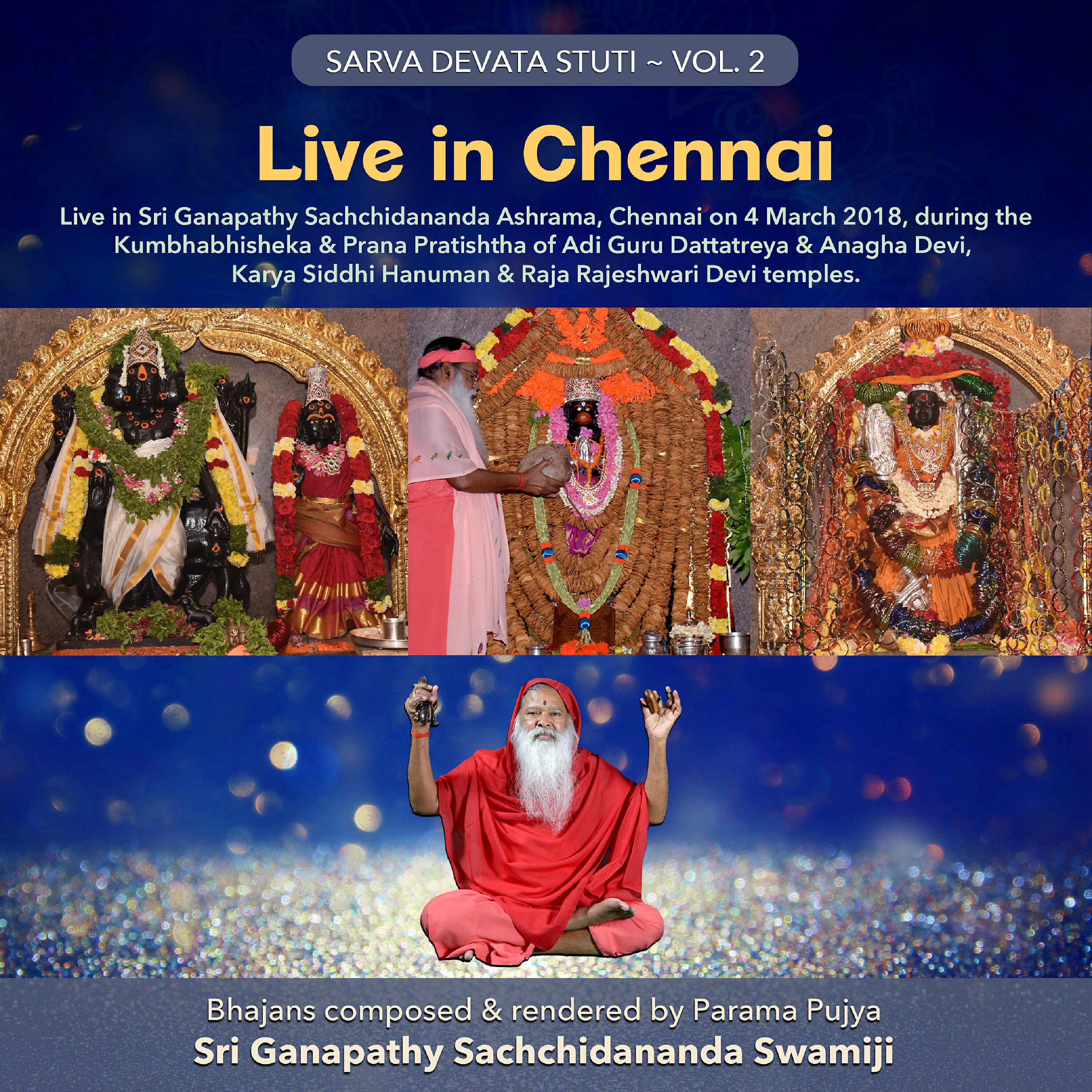 Релиз Live in Chennai (Sarva Devata Stuti, Vol. 2)