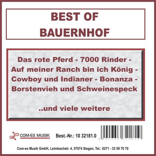 Релиз Agrapop - Best of Bauernhof