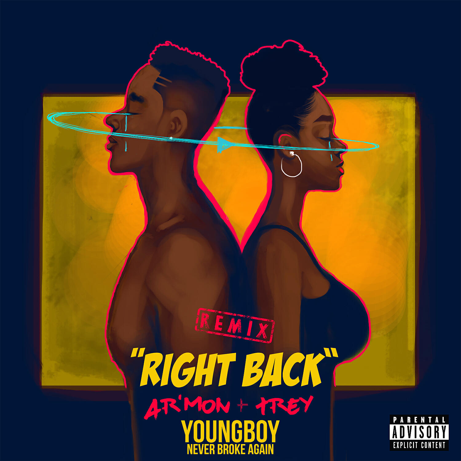 Постер альбома Right Back (feat. YoungBoy Never Broke Again) [Remix]