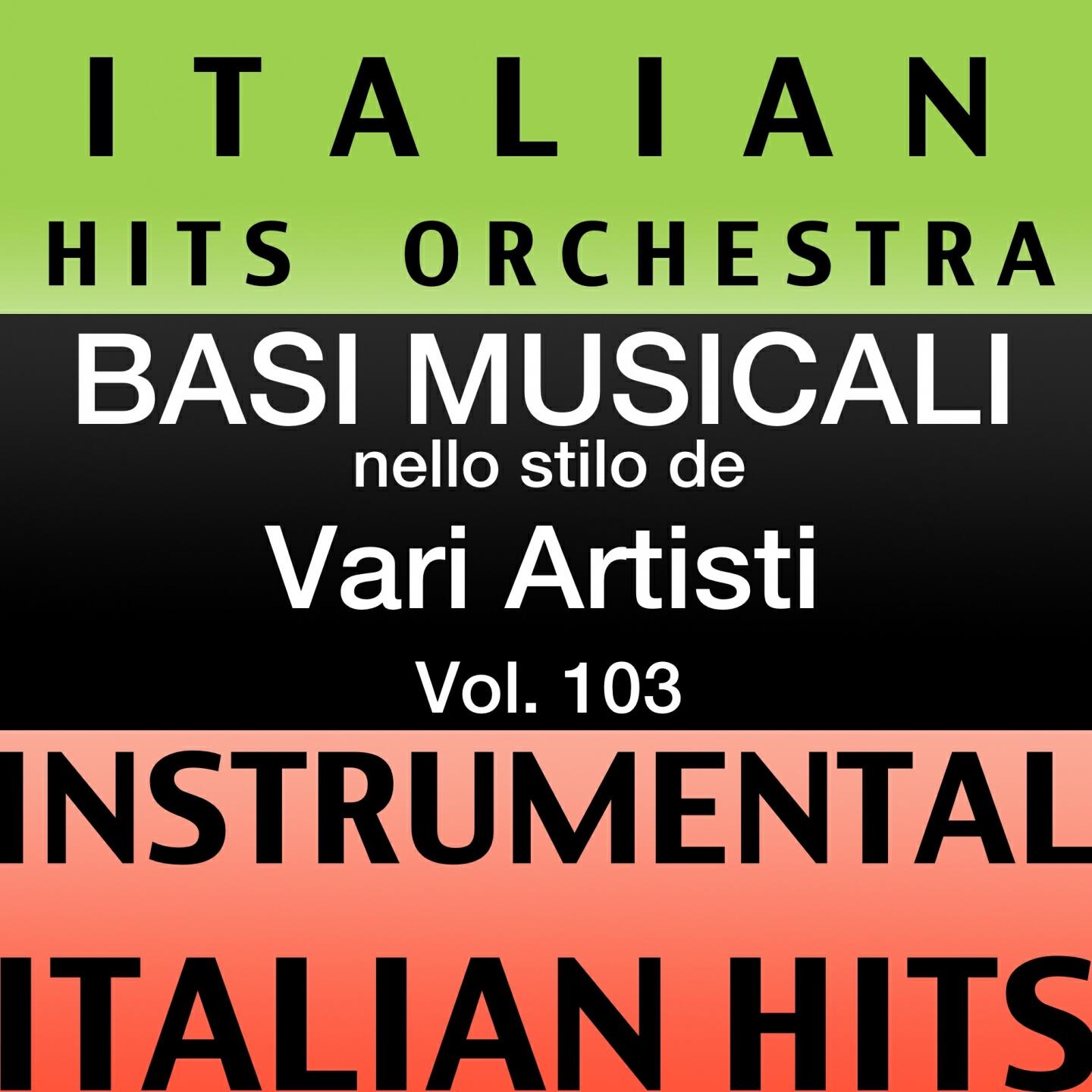 Релиз Basi musicale nello stilo dei vari artisti (instrumental karaoke tracks) Vol. 103