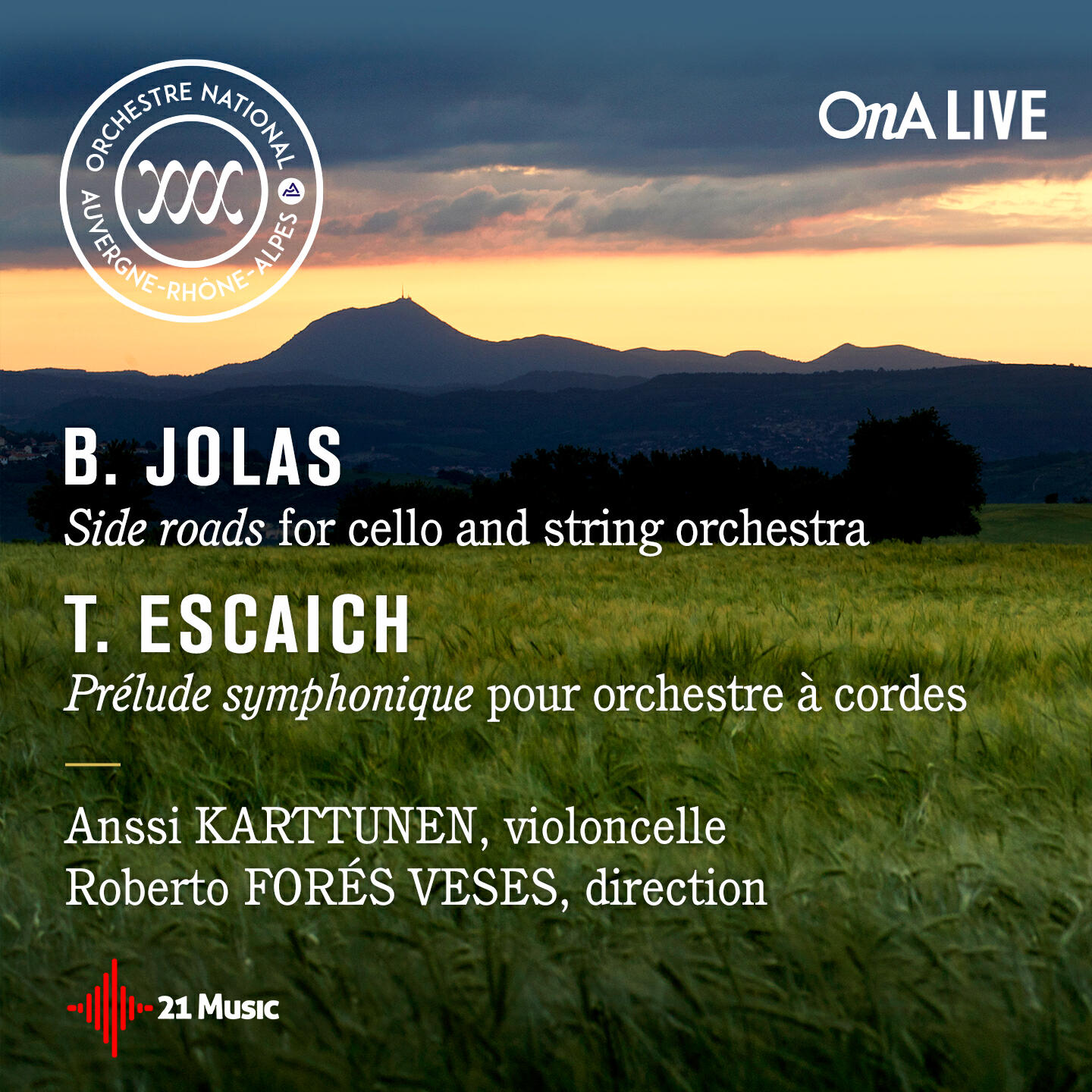 Релиз Betsy Jolas, Side Roads, Thierry Escaich: Prélude symphonique