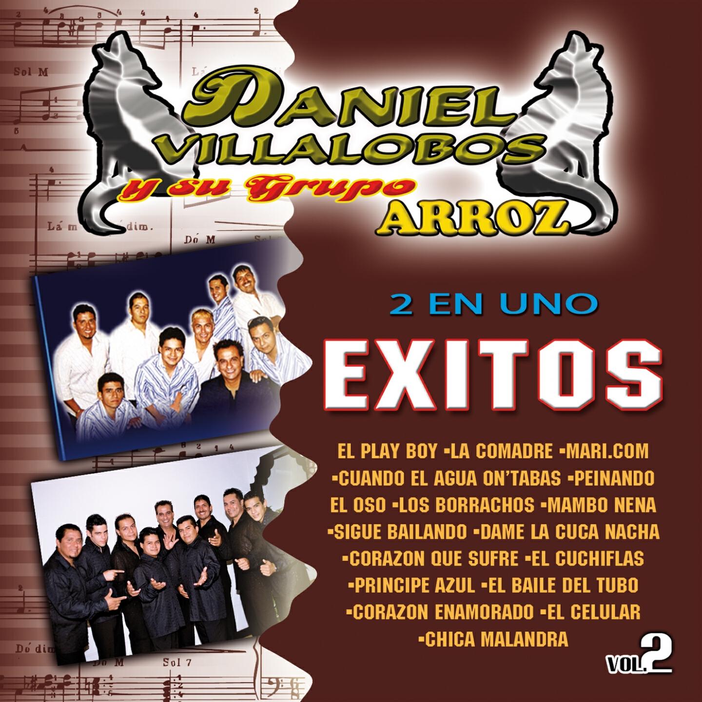 Релиз 2 en Uno: Exitos de Daniel Villalobos, Vol. 2