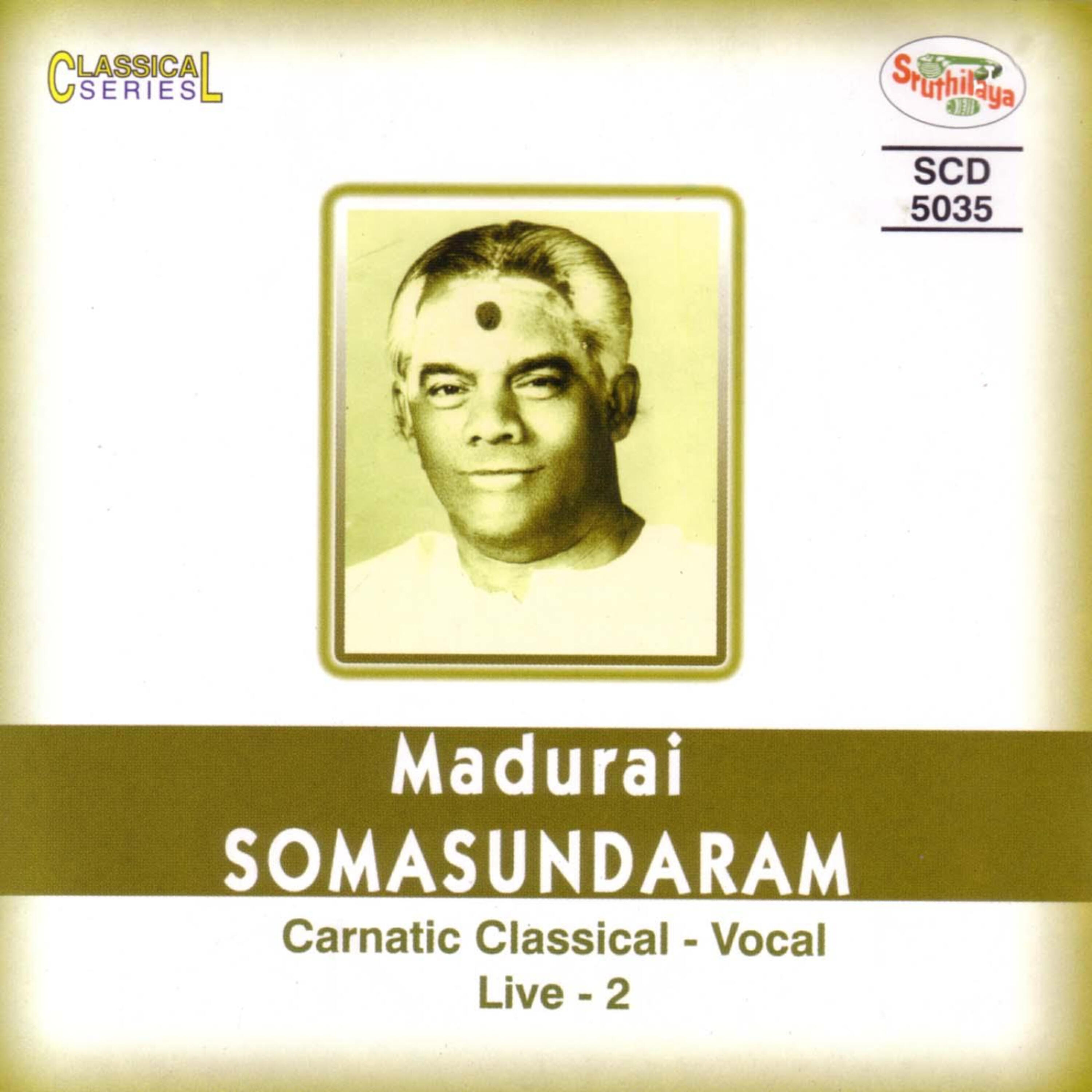 Релиз Madurai Somasundaram, Vol. 2 (Live)