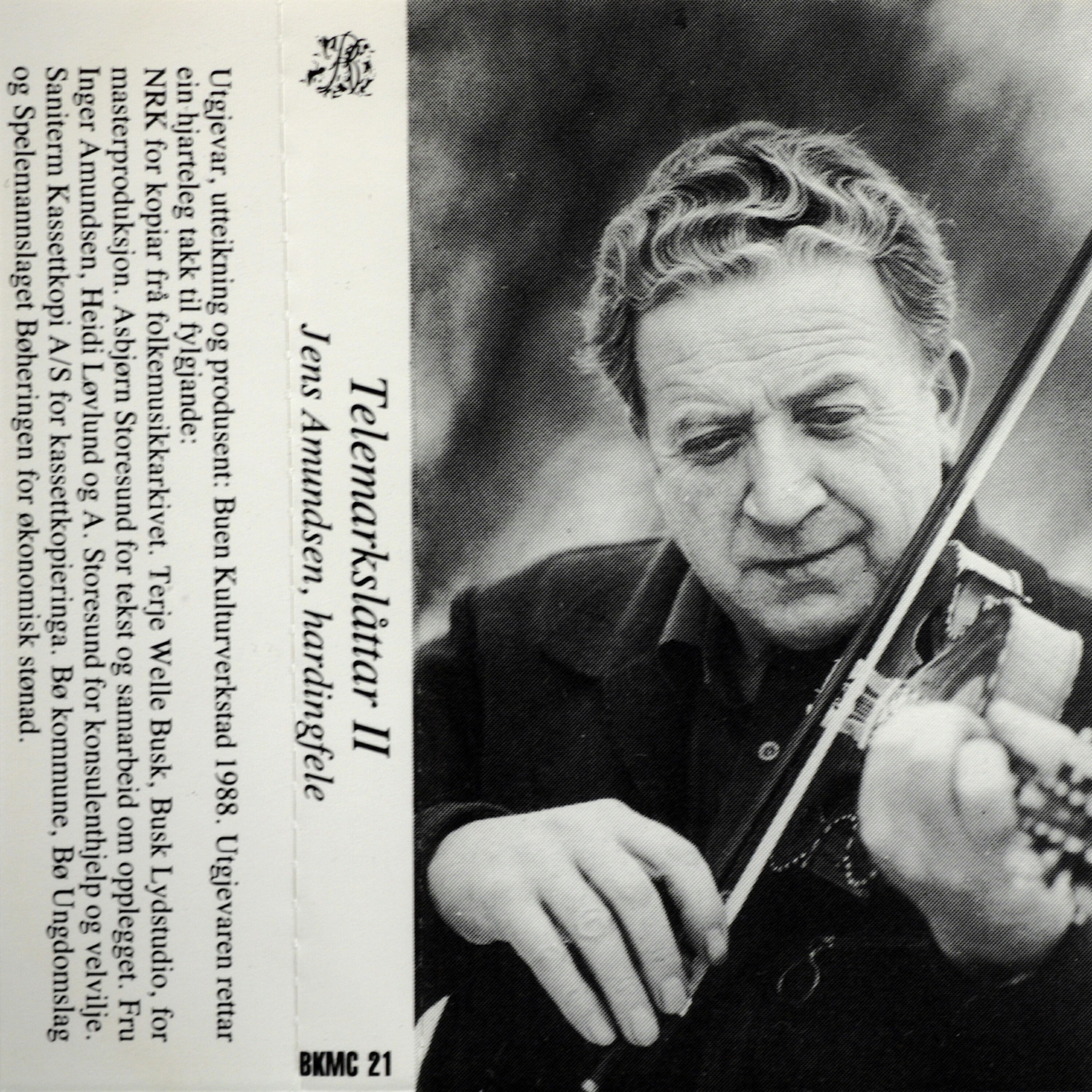 Релиз Telemarkslåttar II - Jens Amundsen, Hardingfele