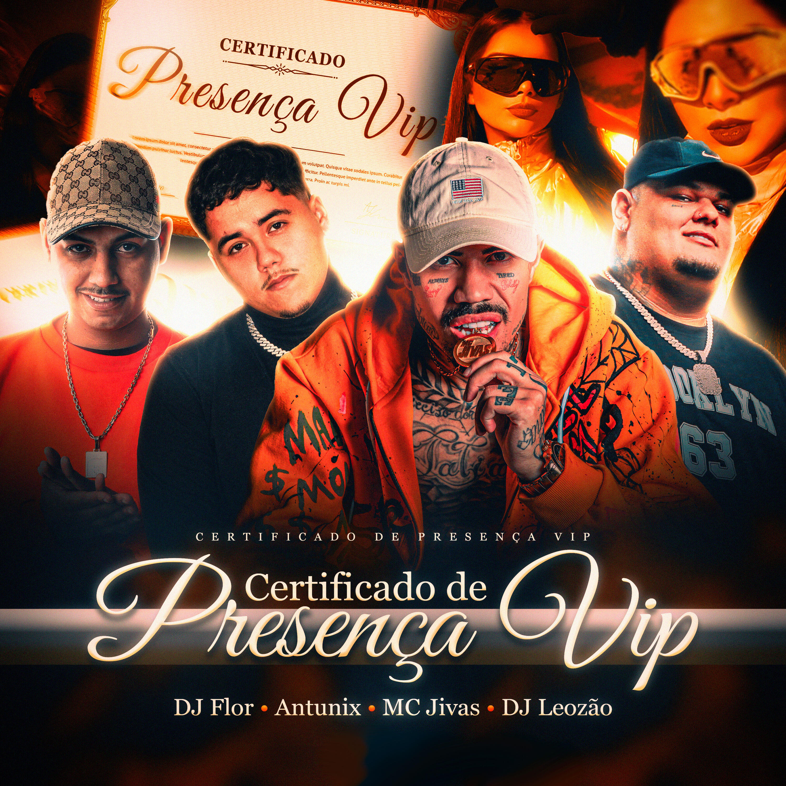Скачать песню DJ Flor, Antunix, DJ LEOZAO, MC Jivas - Certificado de Presença Vip бесплатно в MP3 для Android и iOS