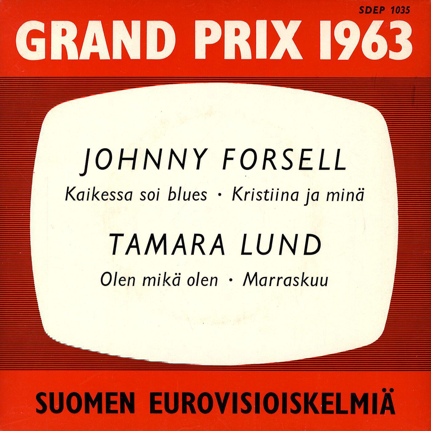 Релиз Grand Prix 1963 - Suomen eurovisioiskelmiä