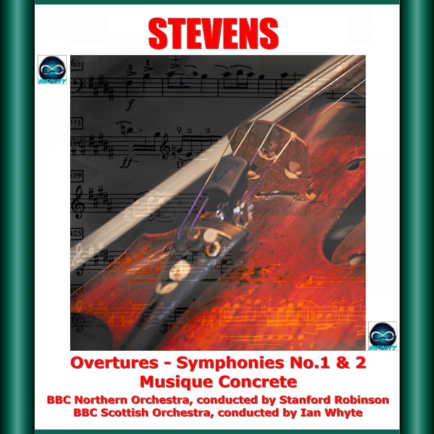 Релиз Stevens: Overtures - Symphonies No.1 & 2 - Musique Concrete
