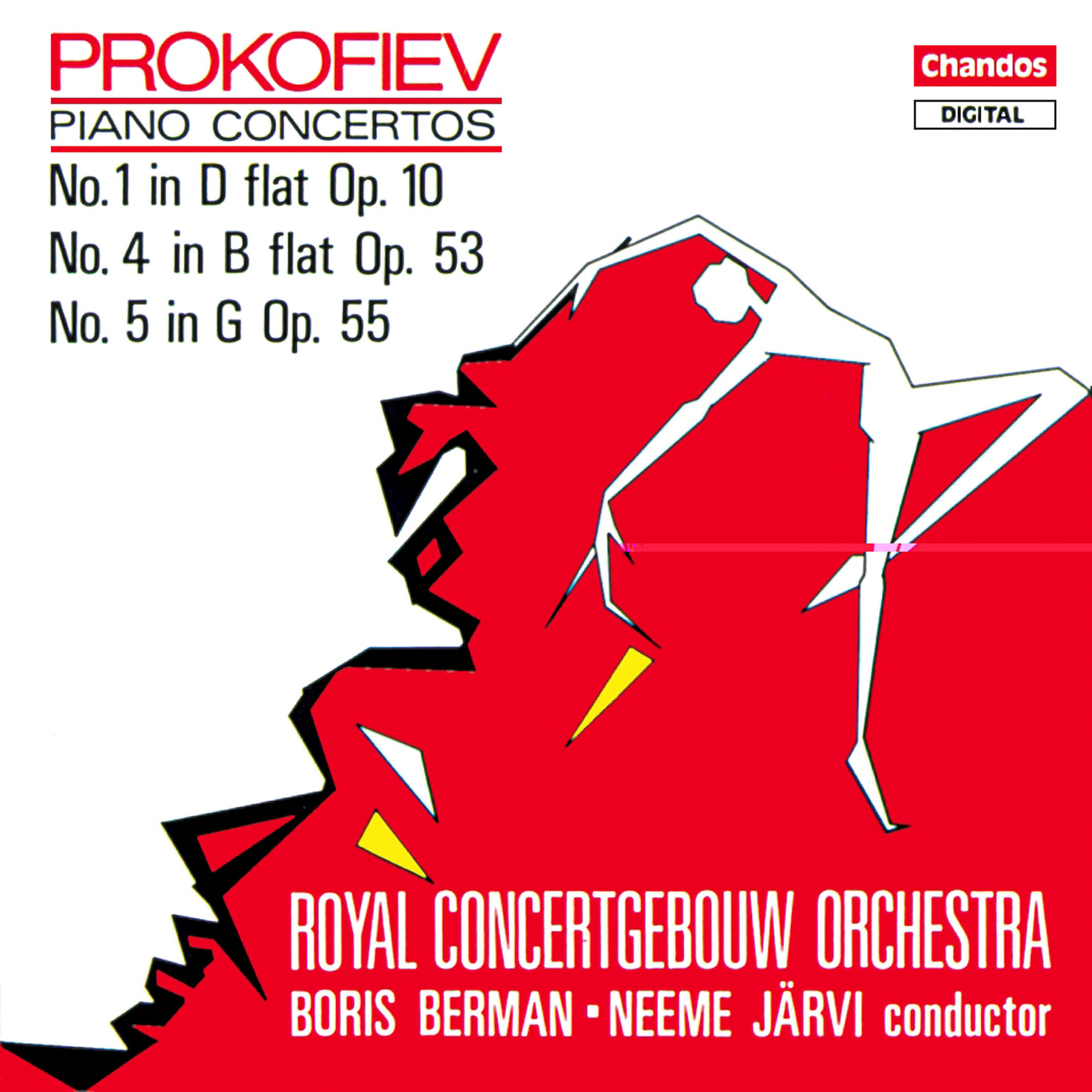 Релиз Prokofiev: Piano Concertos Nos. 1, 4 & 5