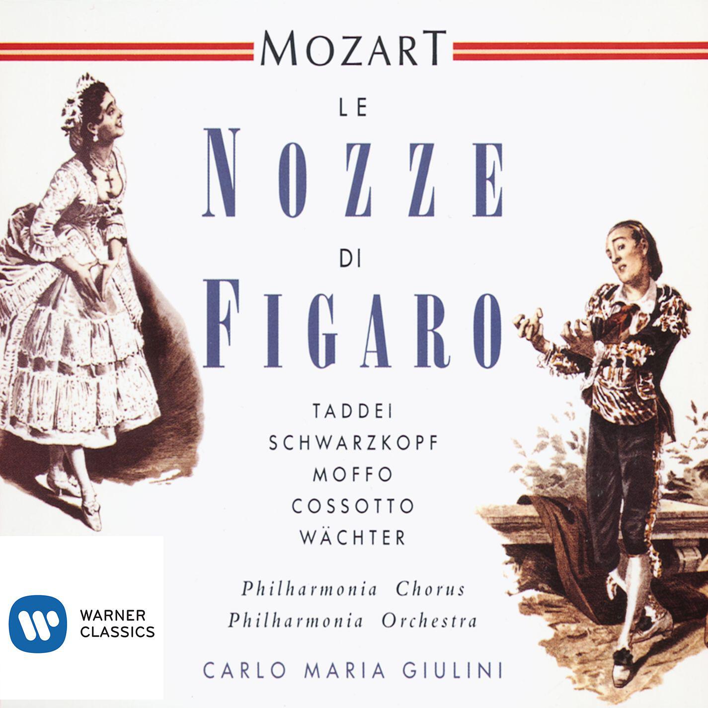 Anna Moffo/Eberhard Waechter/Elisabeth Schwarzkopf/Philharmonia Orchestra/Carlo Maria Giulini, Anna Moffo, Eberhard Waechter, Elisabeth Schwarzkopf, Giuseppe Taddei - Le nozze di Figaro, K. 492, Act II, Scene 9: 