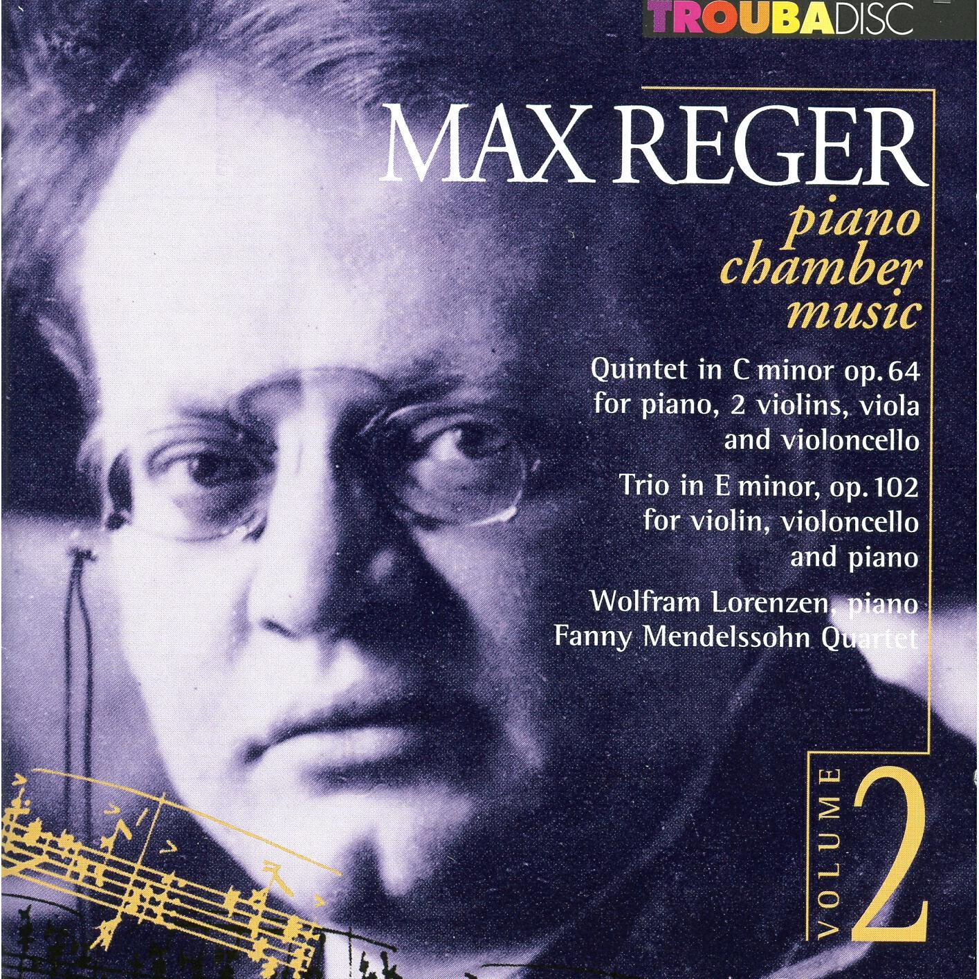Max Reger, Fanny Mendelssohn Quartet, Wolfram Lorenzen - Piano Quintet in C Minor, Op. 64: I. Con moto agitato