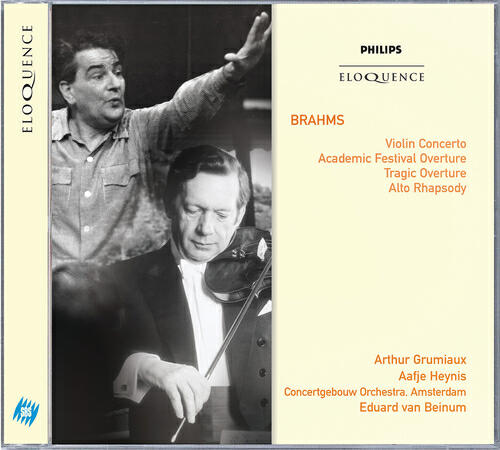 Релиз Brahms: Violin Concerto; Academic Festival Overture; Tragic Overture; Alto Rhapsody