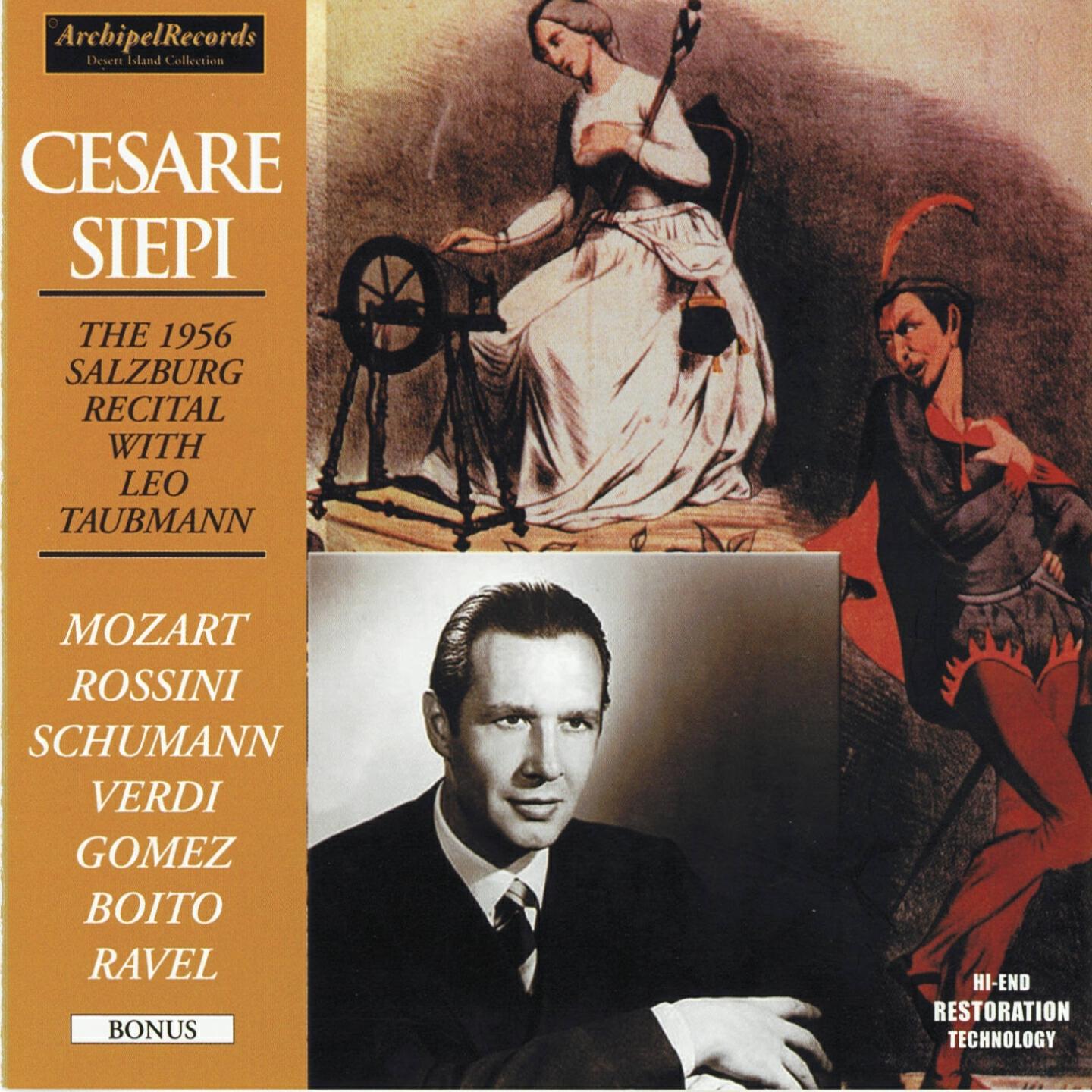 Релиз Cesare Siepi : The 1956 Salzburg Recital With Leo Taubmann