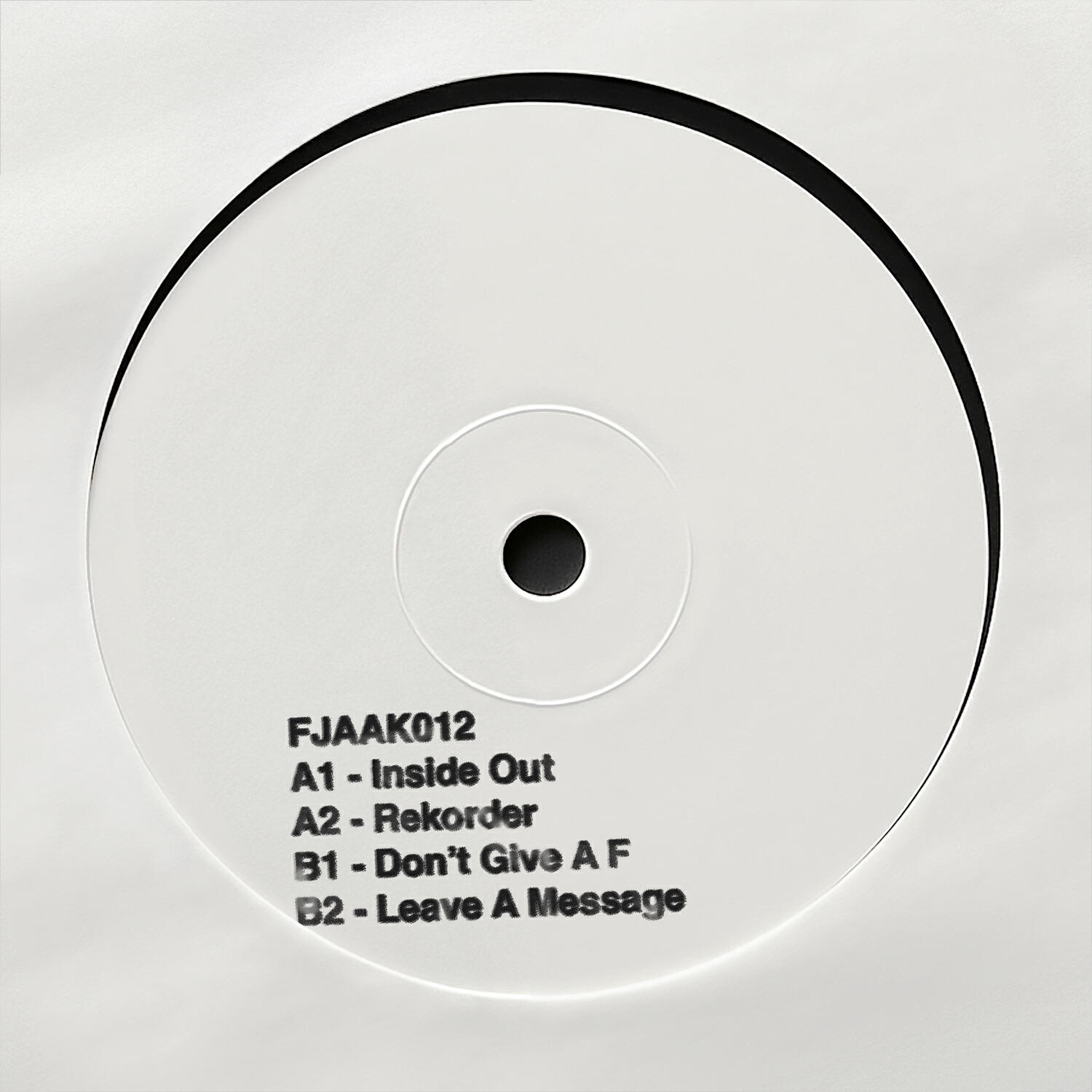 Постер альбома FJAAK 012