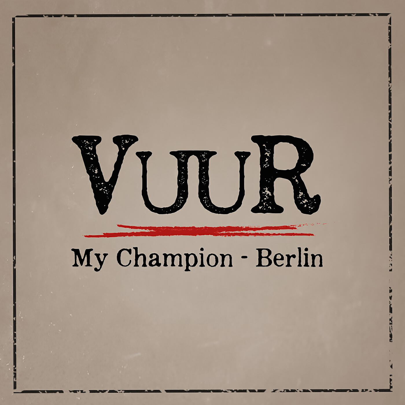 Релиз My Champion - Berlin