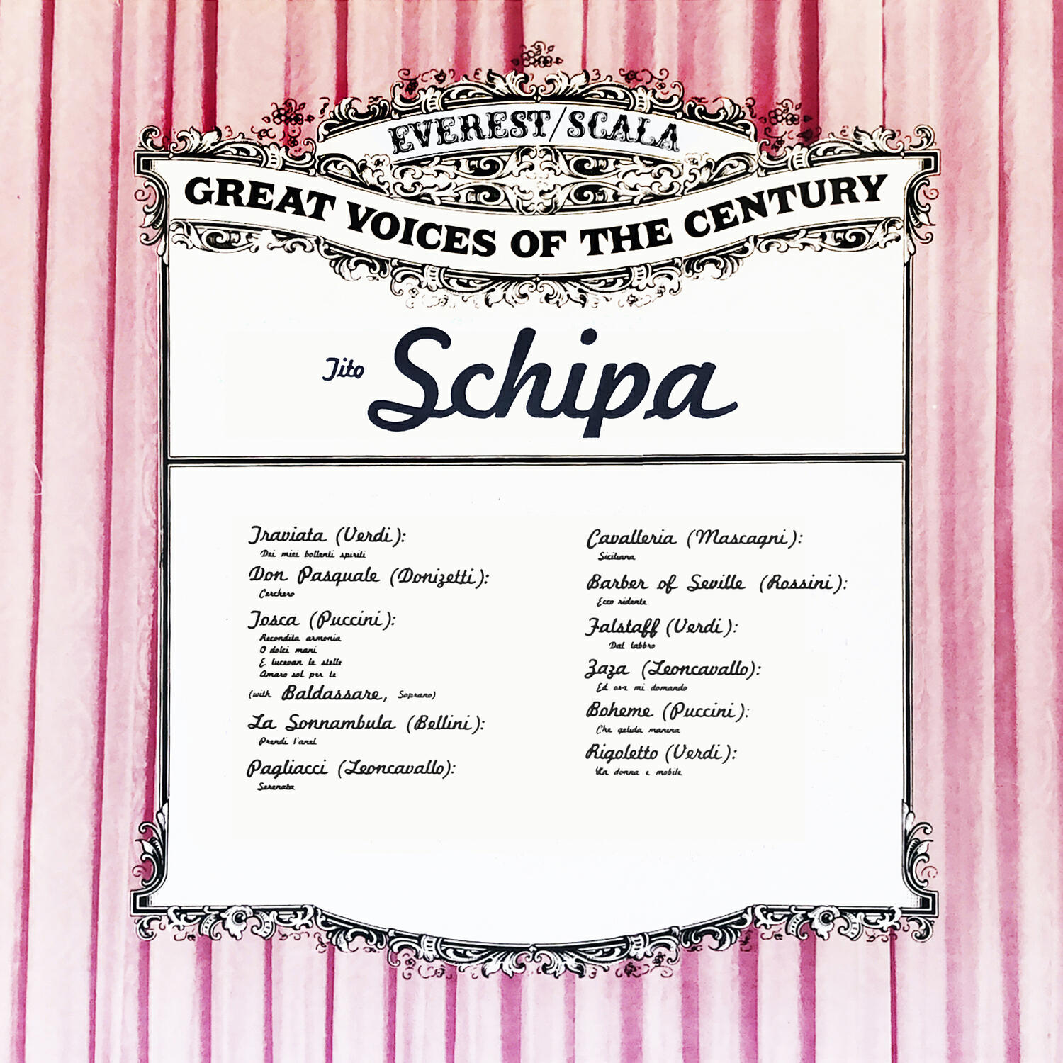 Релиз Great Voices Of The Century - Tito Schipa