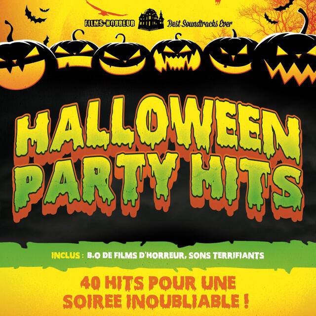 Релиз Halloween Party Hits (40 hits pour une soirée inoubliable, B.O de films d'horreur, sons terrifiants)