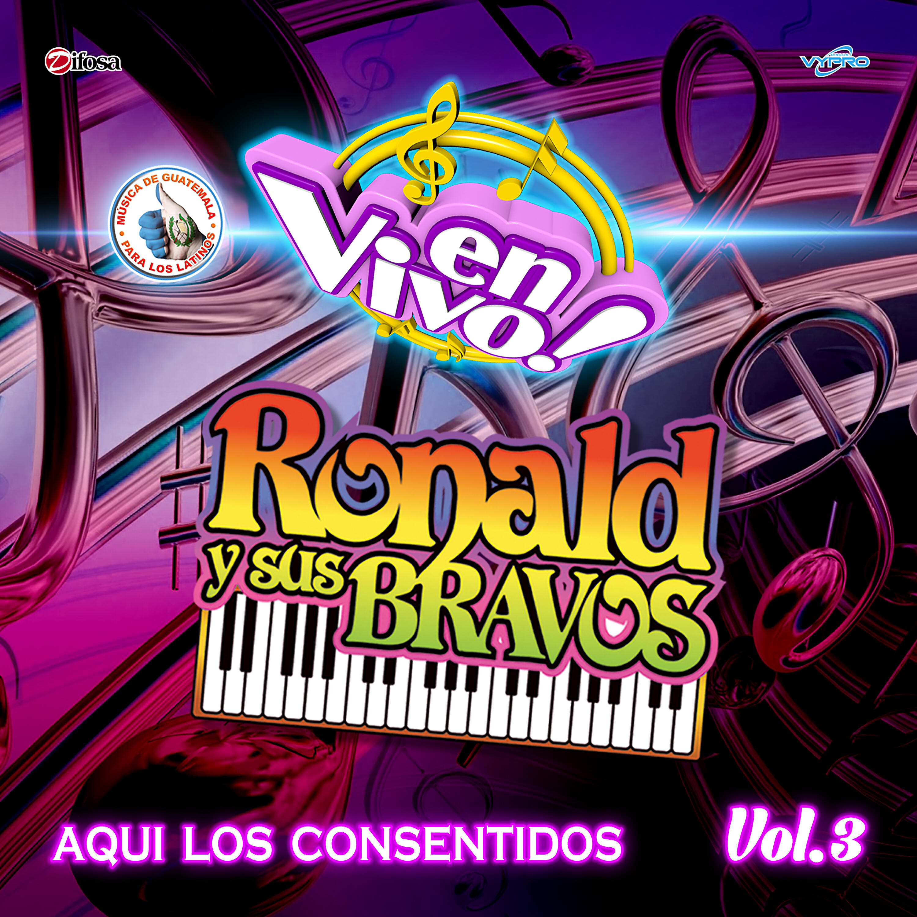 Релиз Aqui los Consentidos Vol. 3. Música de Guatemala para los Latinos (En Vivo)