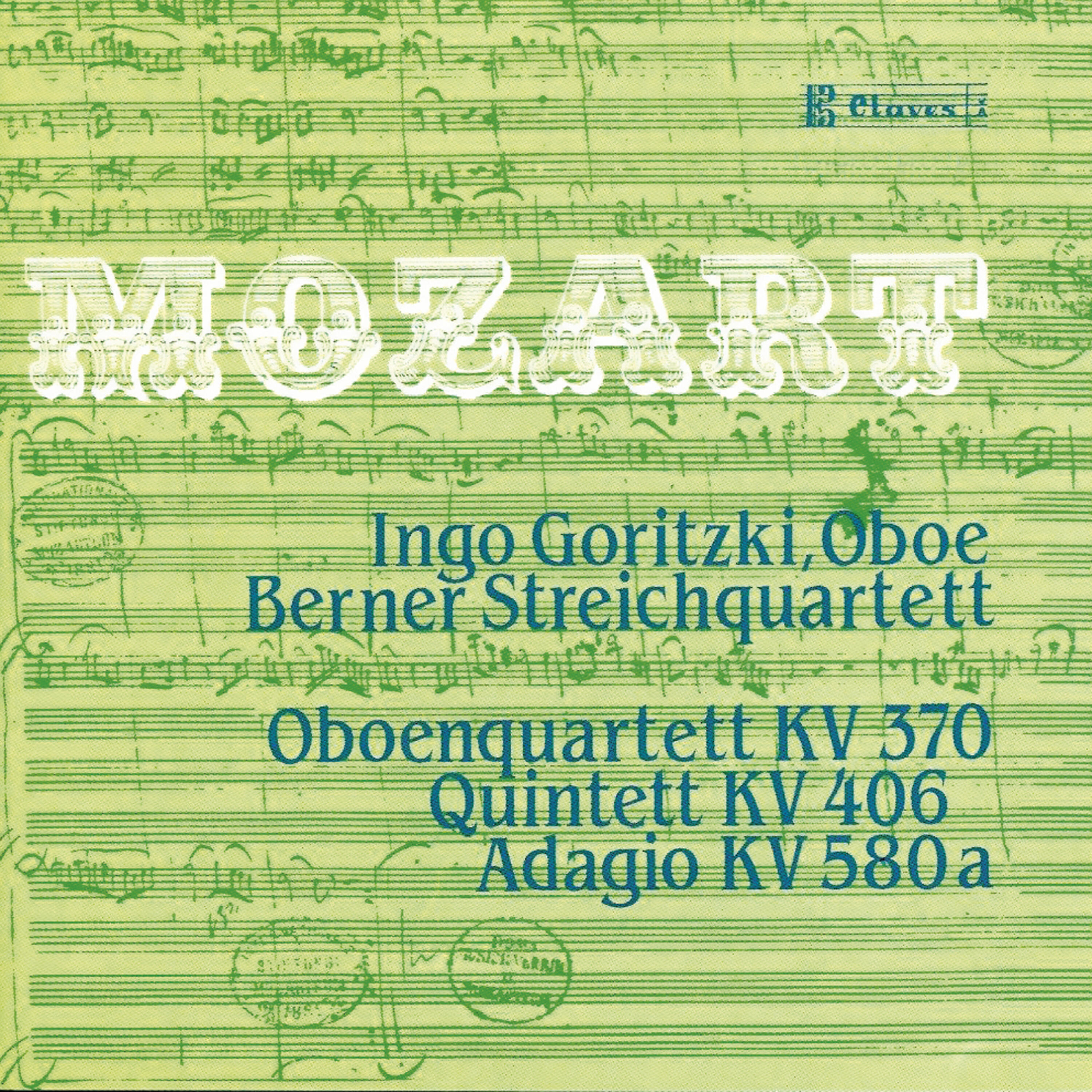 Релиз Mozart: Quintet K. 406 - Oboe Quartet K. 370 - Adagio K. 580a