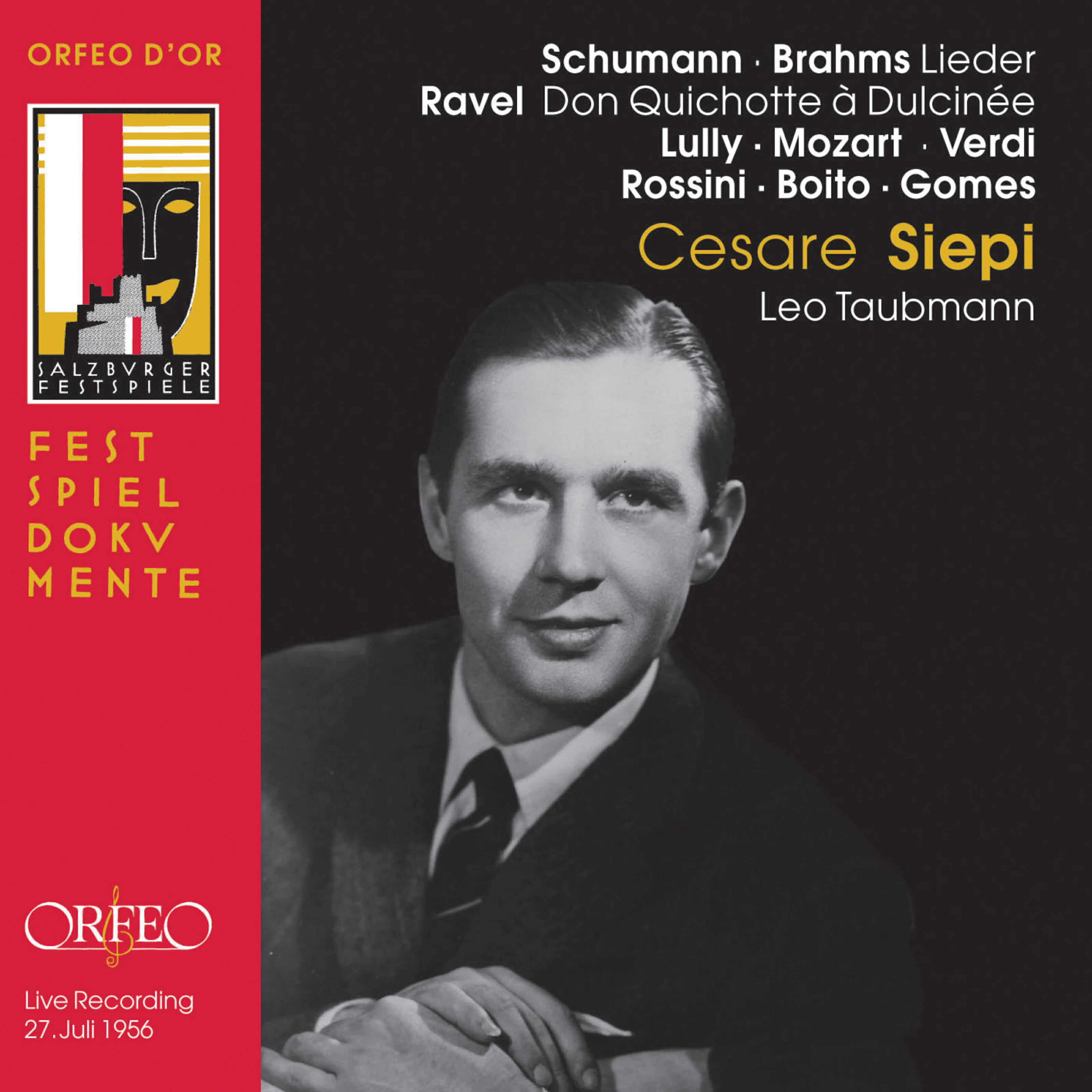 Релиз Schumann & Brahms: Lieder - Ravel: Don Quichotte à Dulcinée, M. 84 (Live)