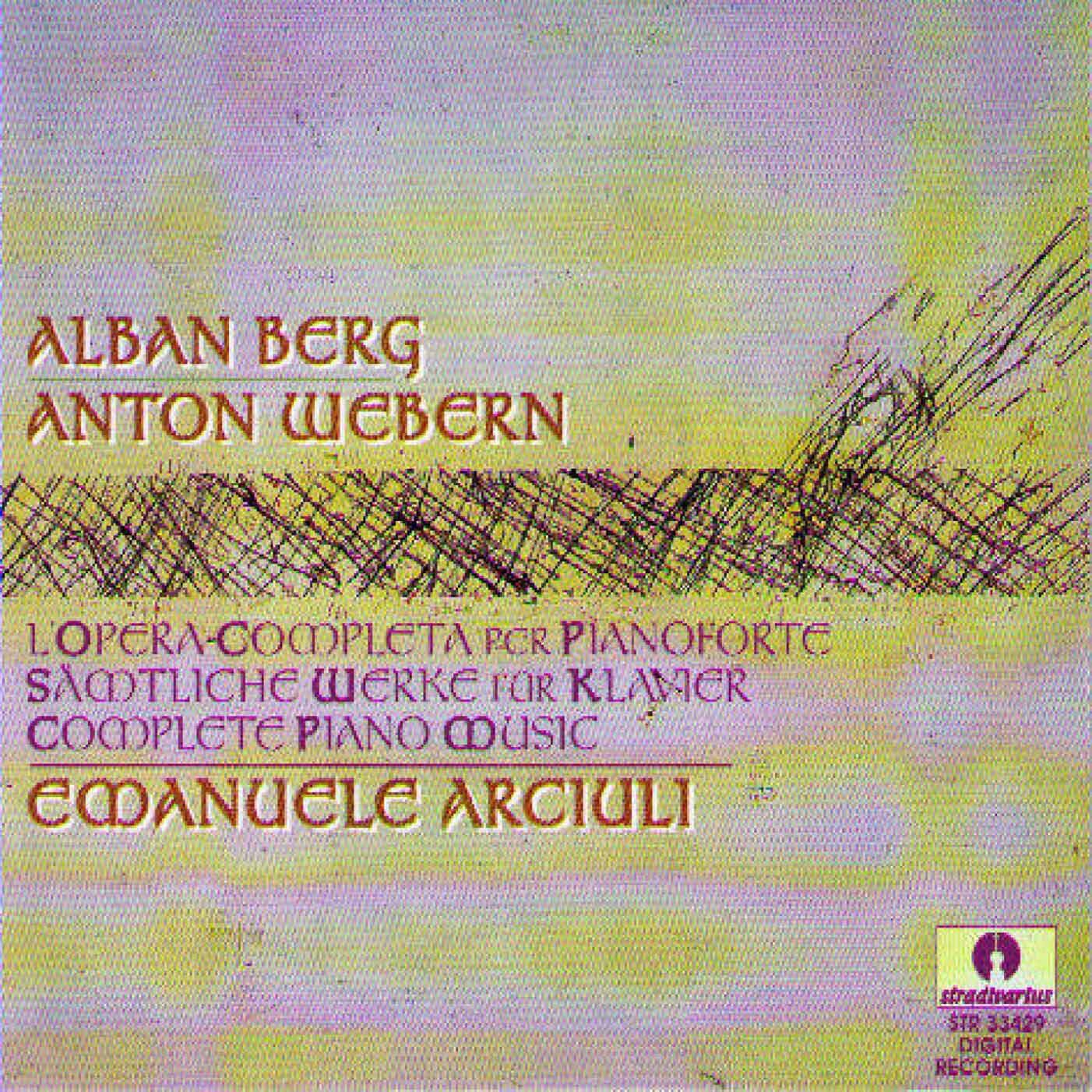Релиз Berg & Webern: Complete Piano Music