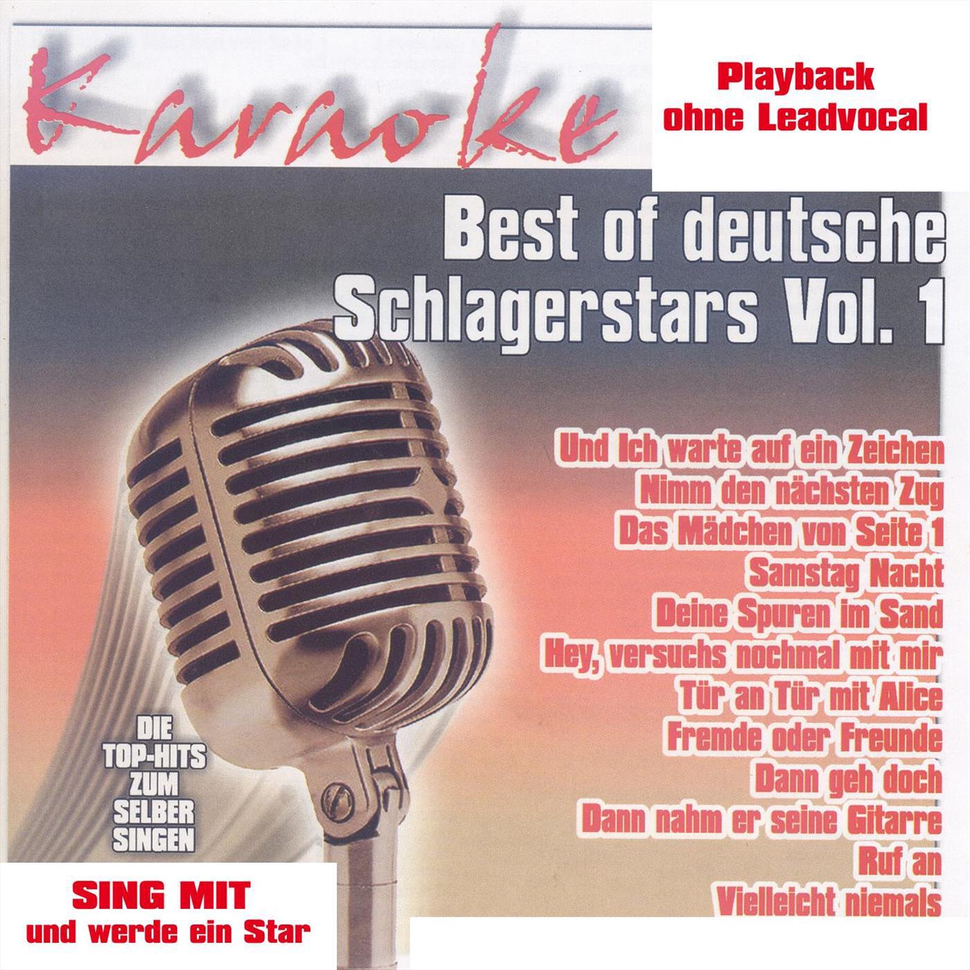 Релиз Best Of Deutsche Schlagerstars Vol.1 - Karaoke