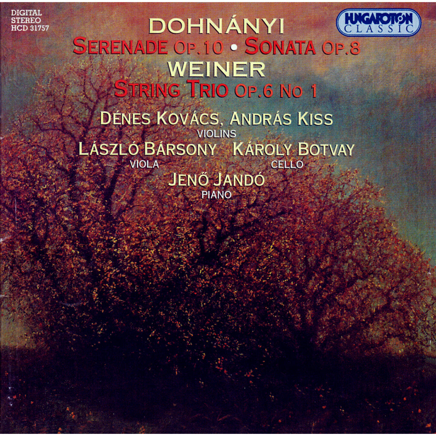 Релиз Dohnanyi / Weiner: Chamber Music