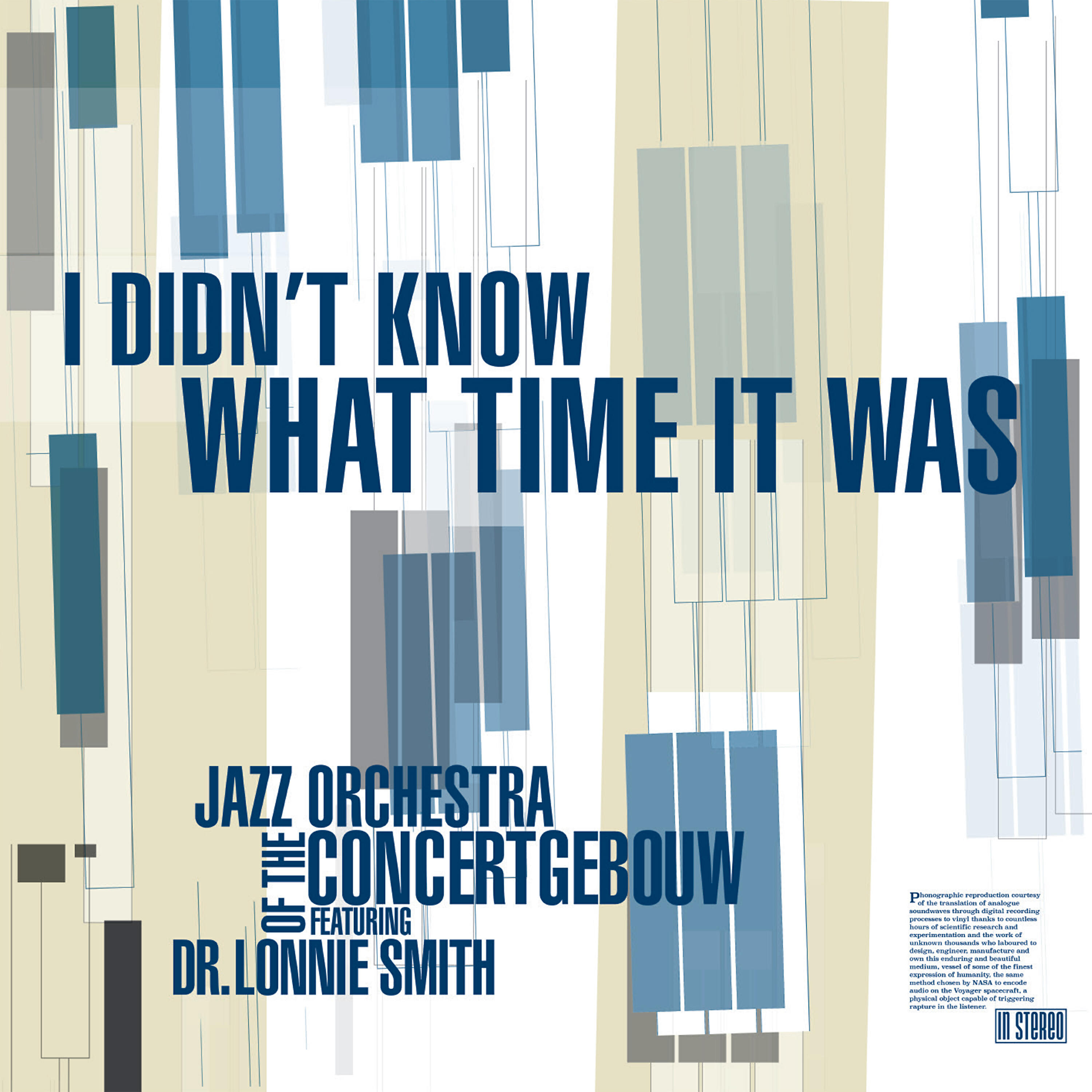 Релиз I Didn't Know What Time It Was