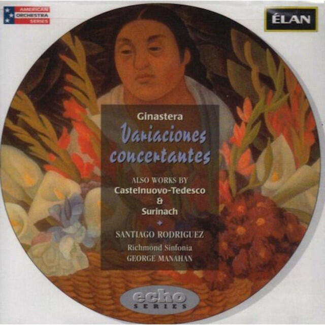 Релиз Ginastera: Variaciones Concertantes - Catelnuovo-Tedesco: Piano Concerto No. 1 - Surinach: Concertino for Piano