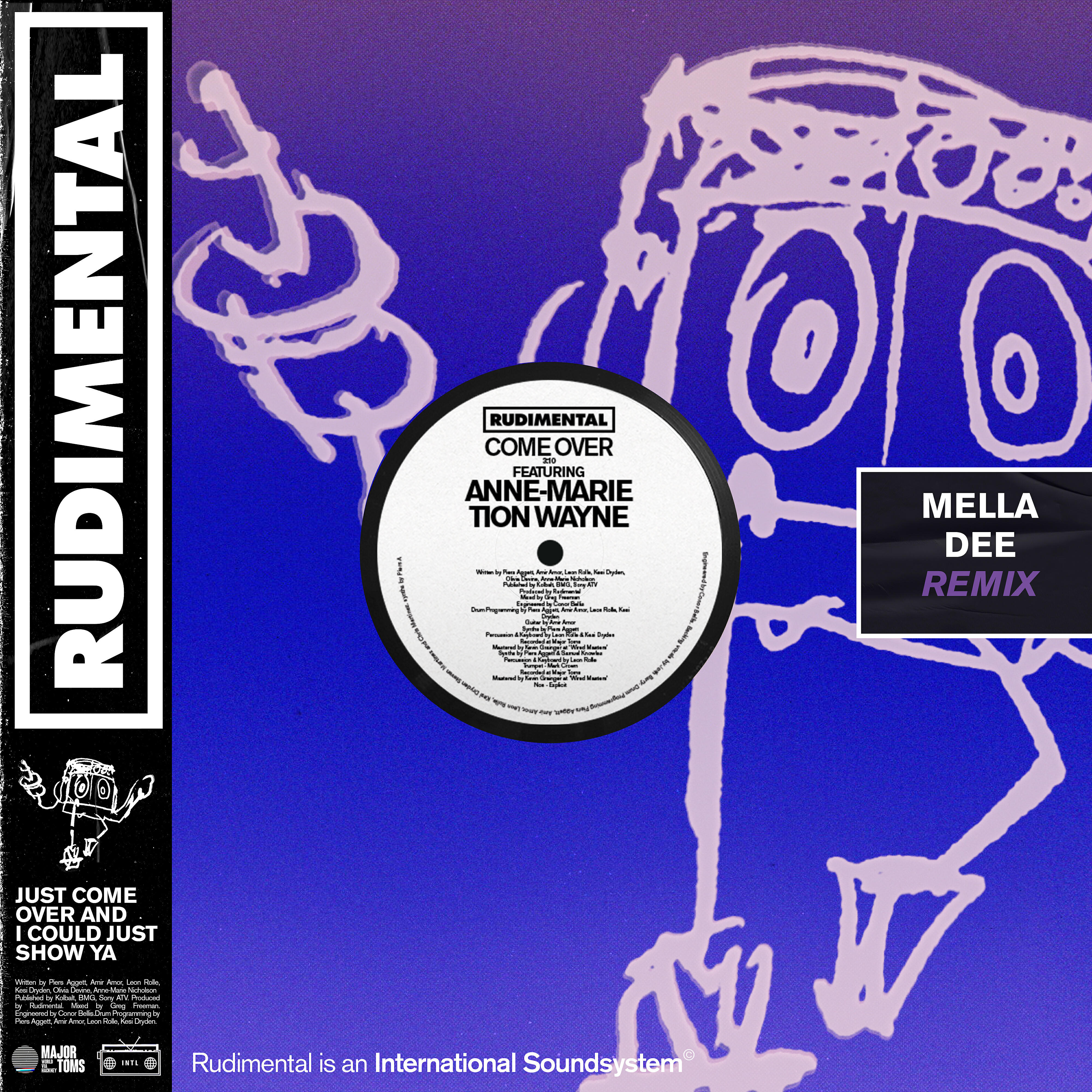 Релиз Come Over (feat. Anne-Marie & Tion Wayne) [Mella Dee Remix]