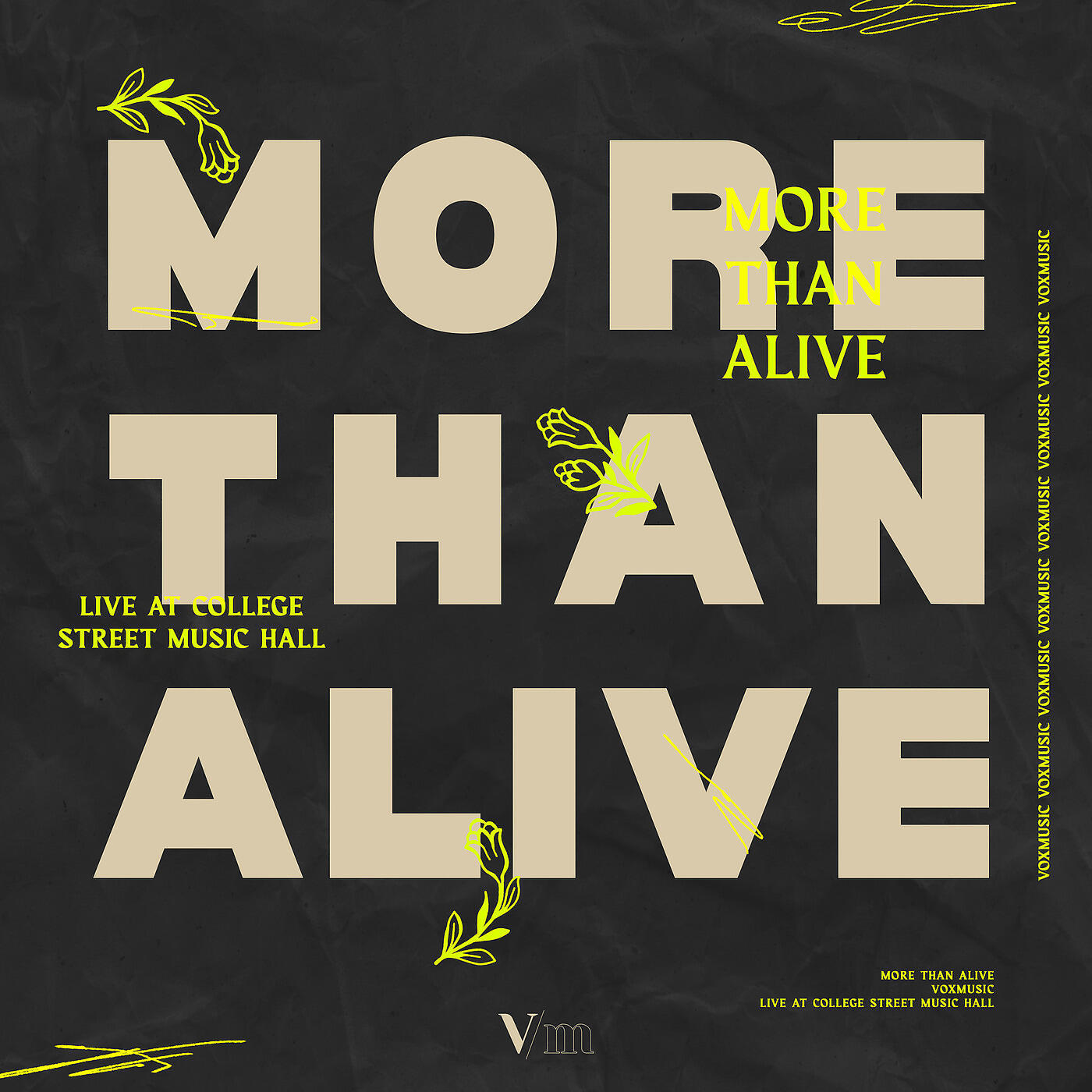 Релиз More Than Alive: Live at College Street Music Hall