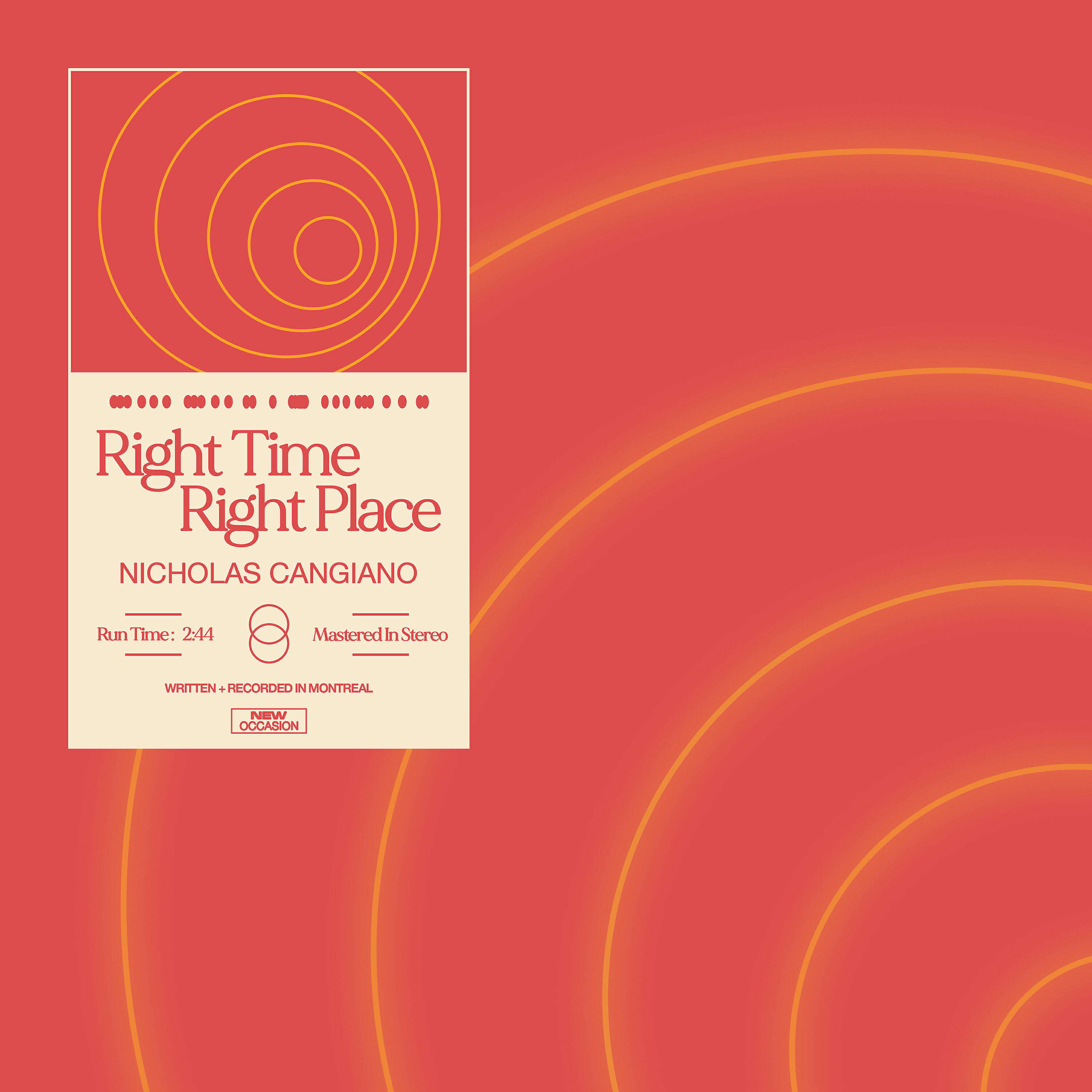 Релиз Right Time Right Place