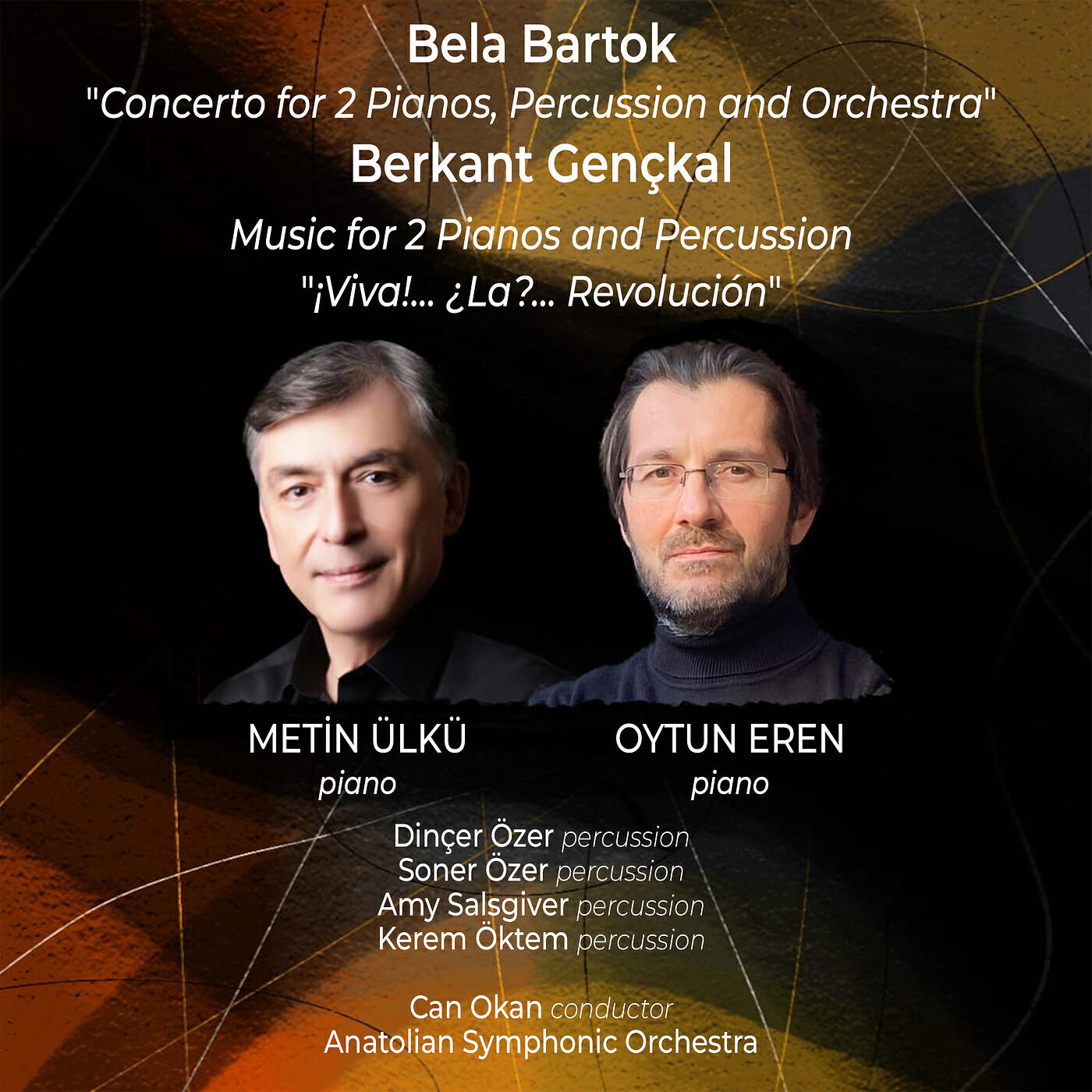 Релиз Bela Bartok: Concerto for 2 Pianos Percussion and Orchestra / Berkant Gençkal: Music for 2 Pianos and Percussion