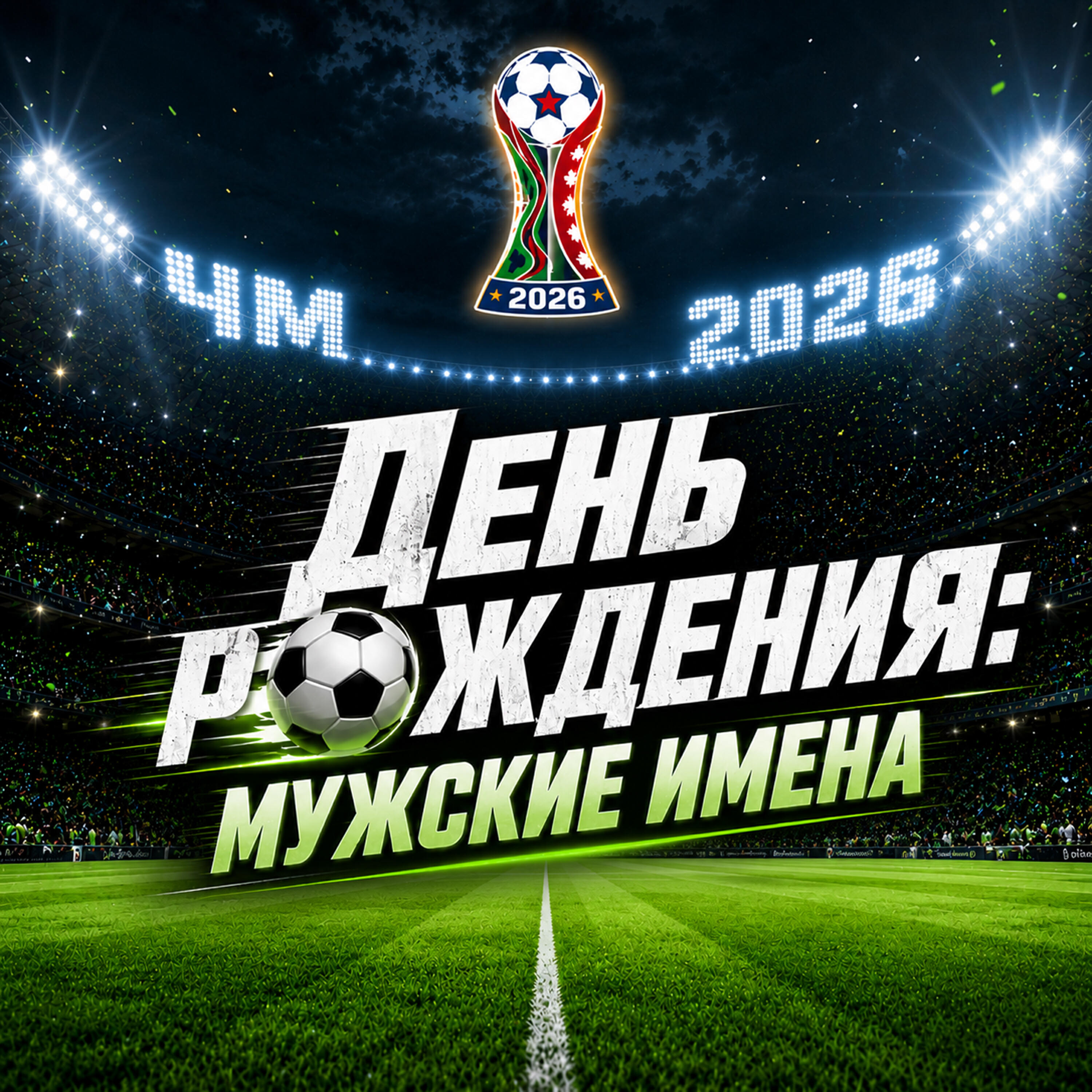 Релиз День рождения: мужские имена - ЧМ 2026