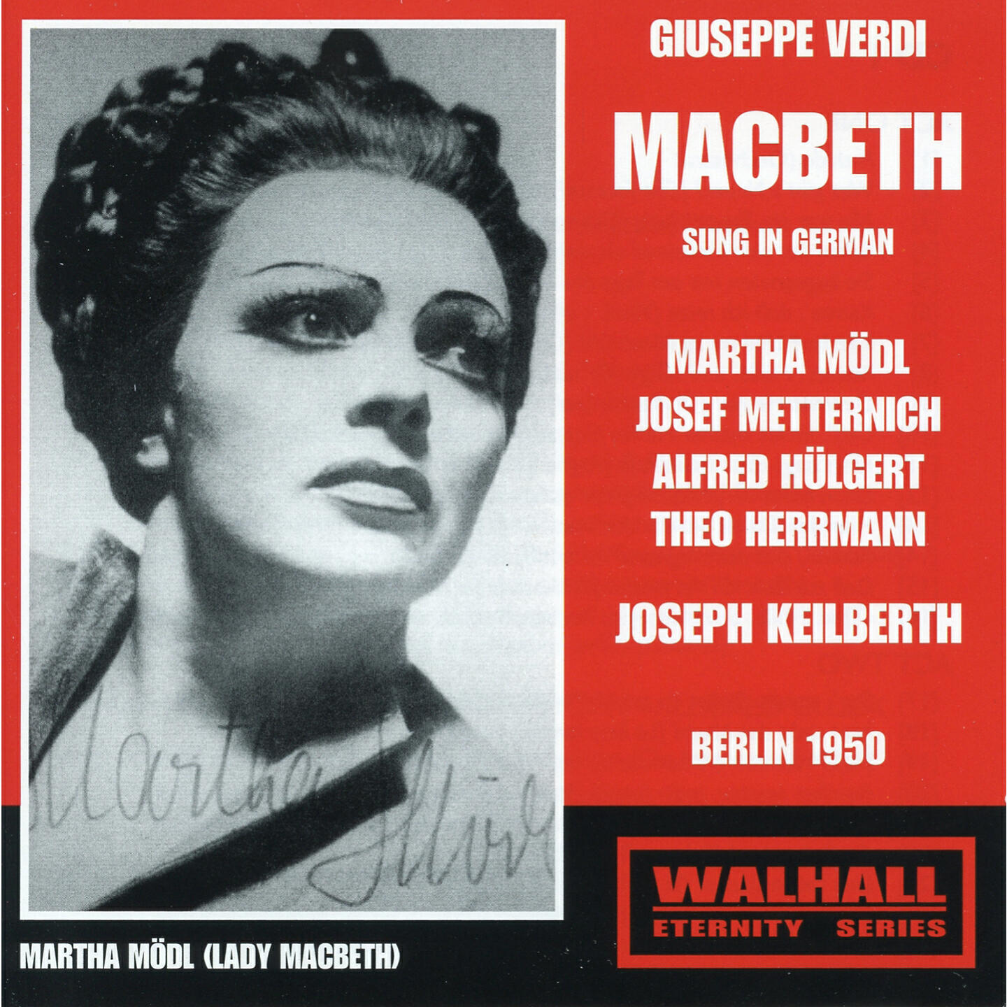 Релиз Verdi: Macbeth (Live Recordings 1950) [Sung in German]