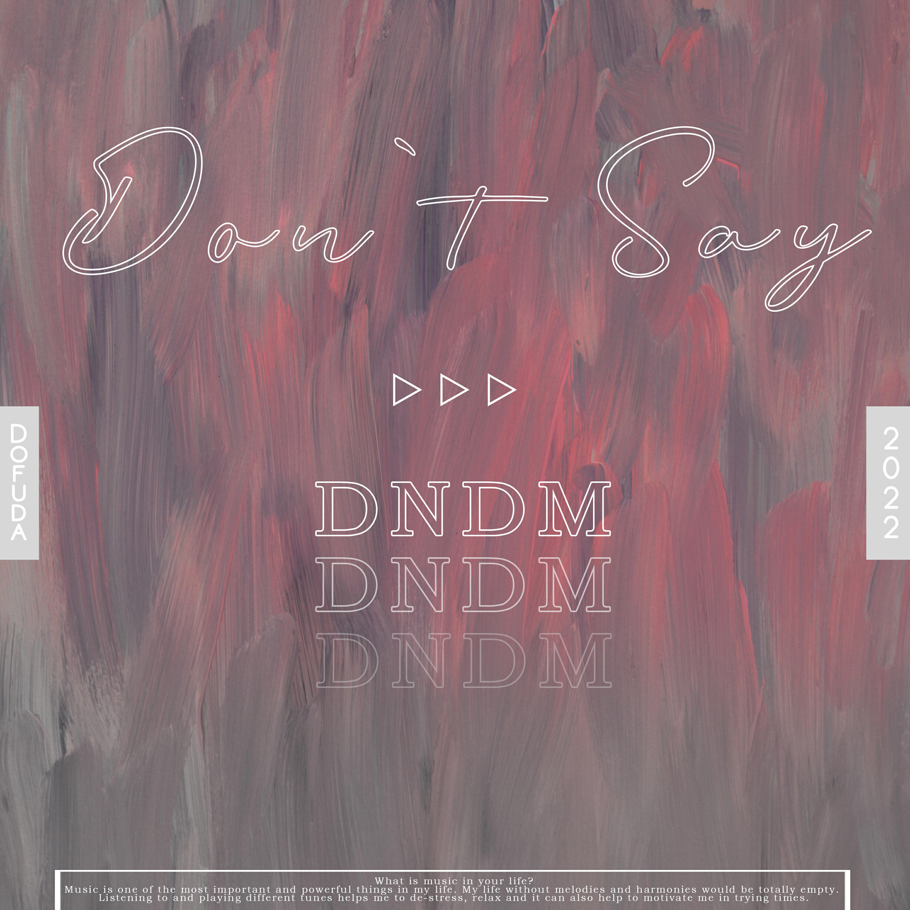 Постер альбома Don't Say
