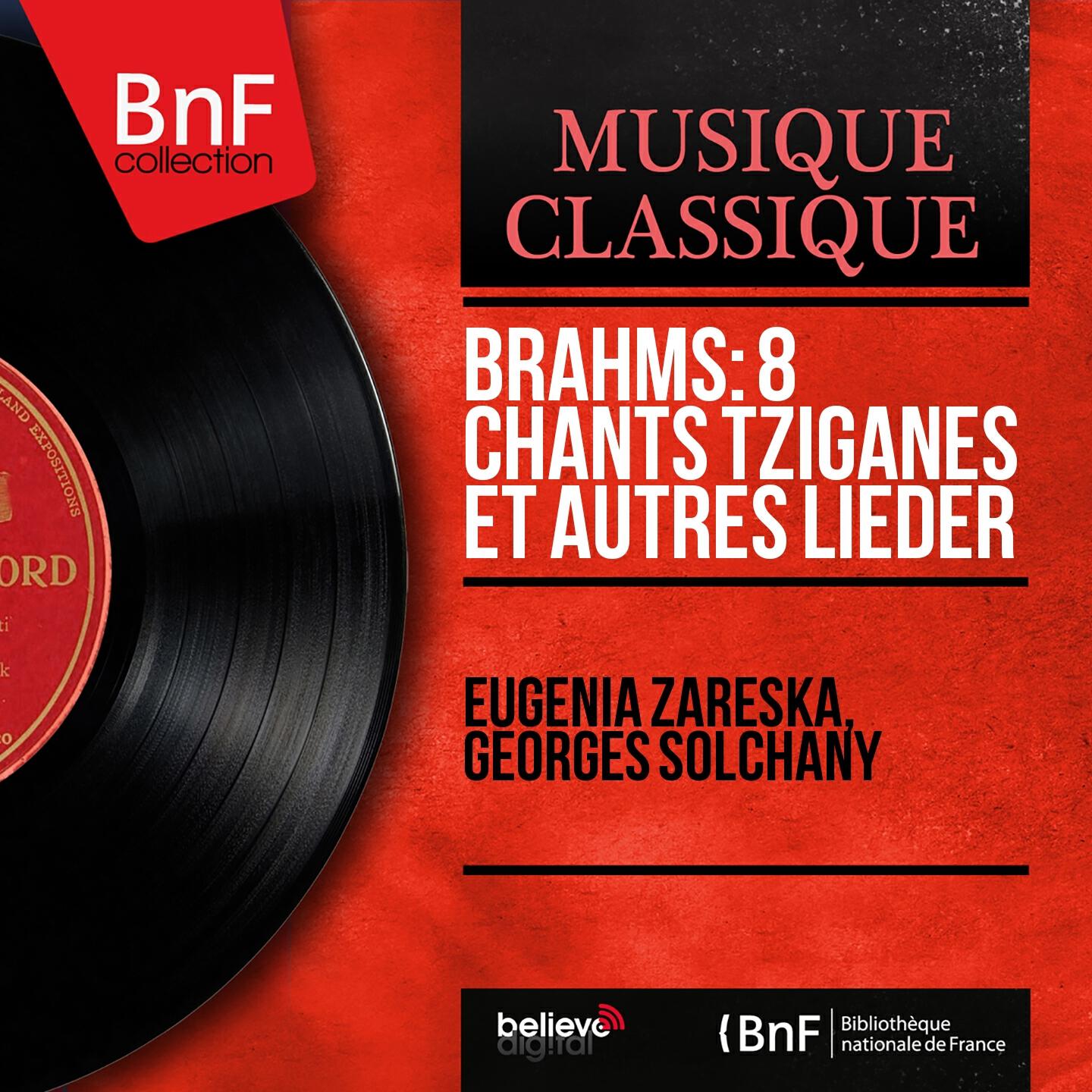 Релиз Brahms: 8 Chants tziganes et autres lieder (Mono Version)