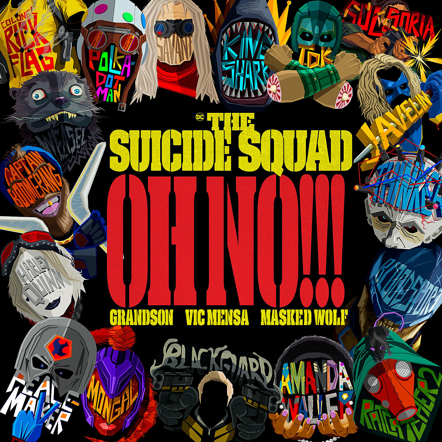 Скачать песню grandson, Vic Mensa, Masked Wolf - Oh No!!! (from The Suicide Squad) бесплатно в MP3 для Android и iOS