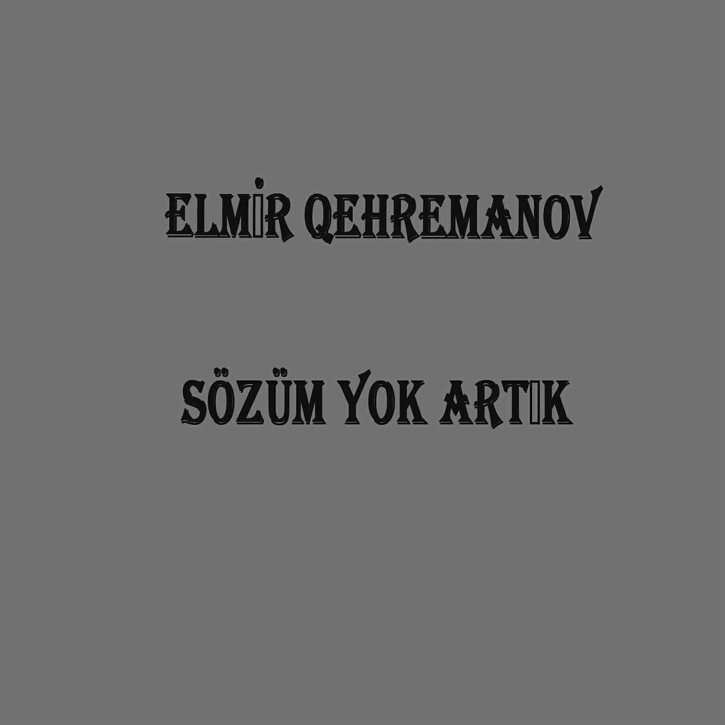 Постер альбома Sözüm Yok Artık