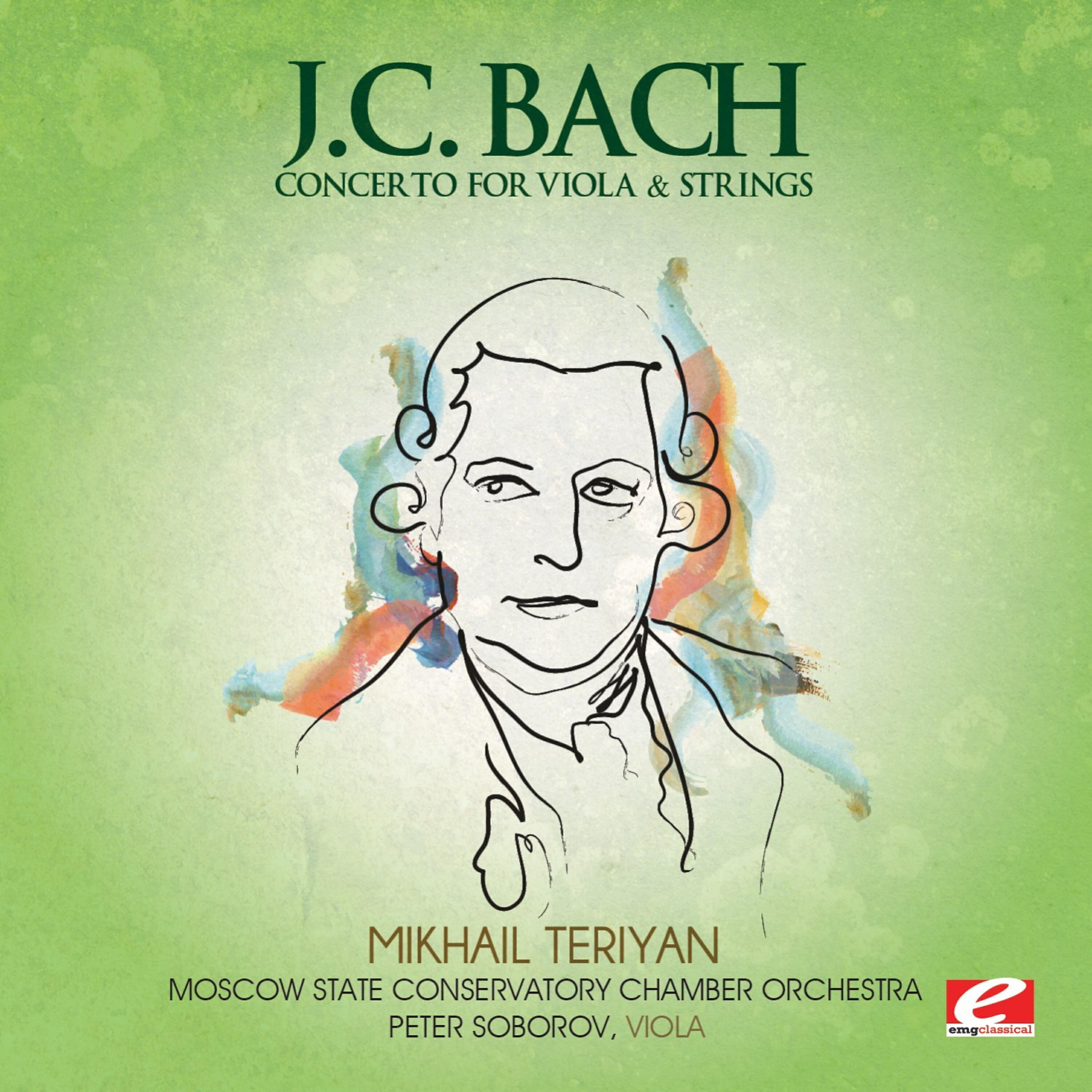 Релиз J.C. Bach: Concerto for Viola and Strings (Digitally Remastered)