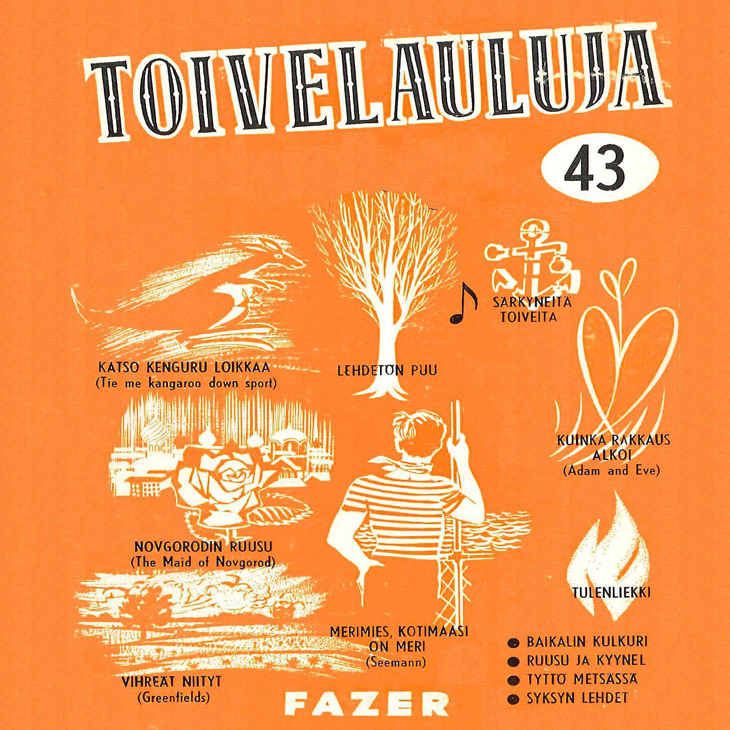 Релиз Toivelauluja 43 - 1961